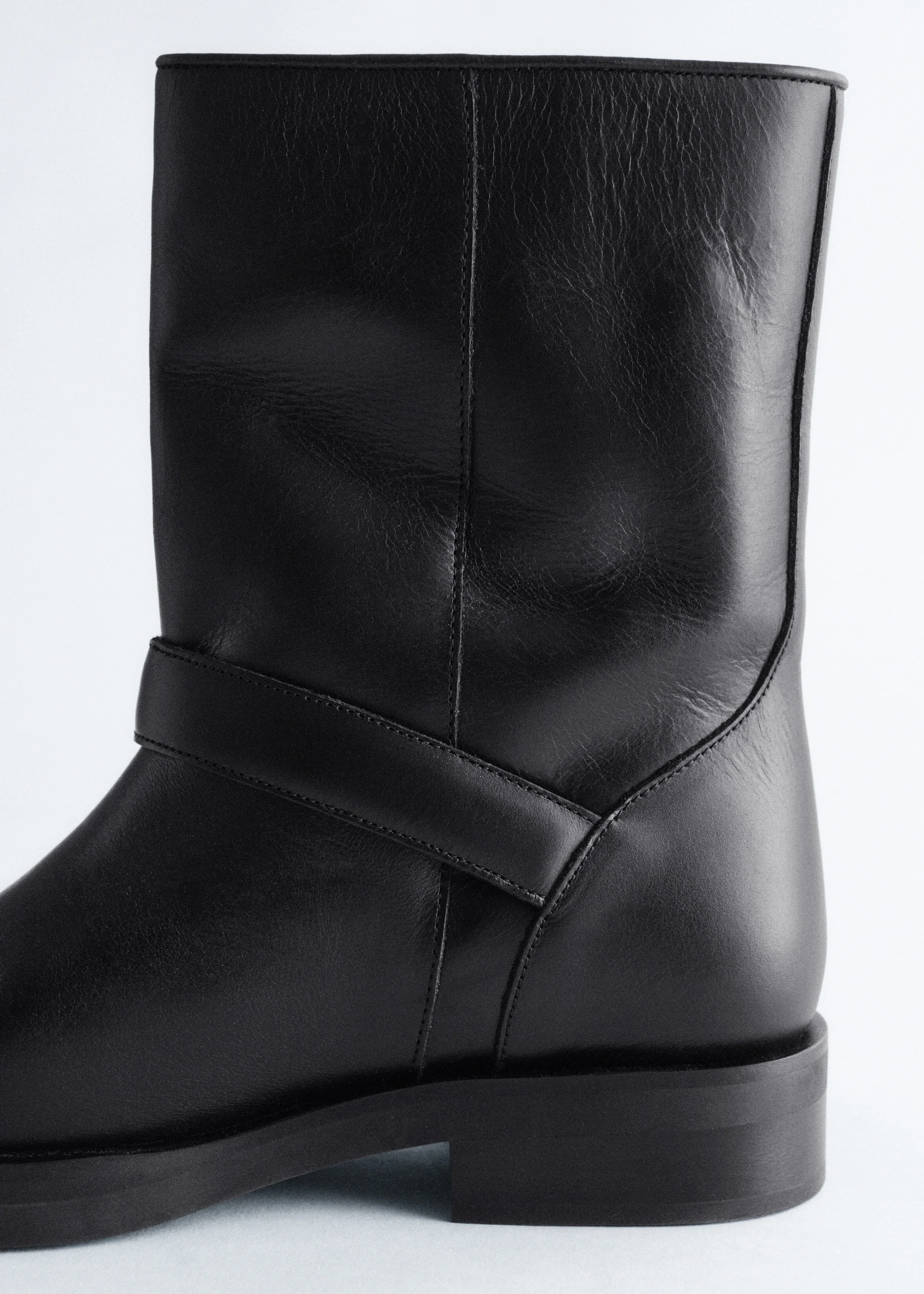 Sasha Biker Boot - Black - Image 3