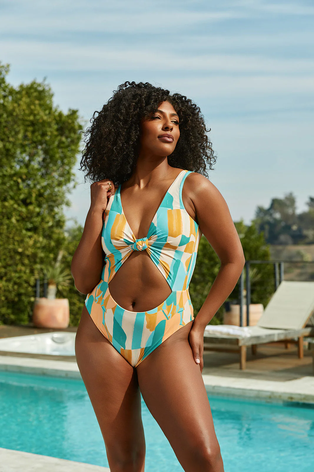 Shoreline One Piece II - Expressivo/Peach