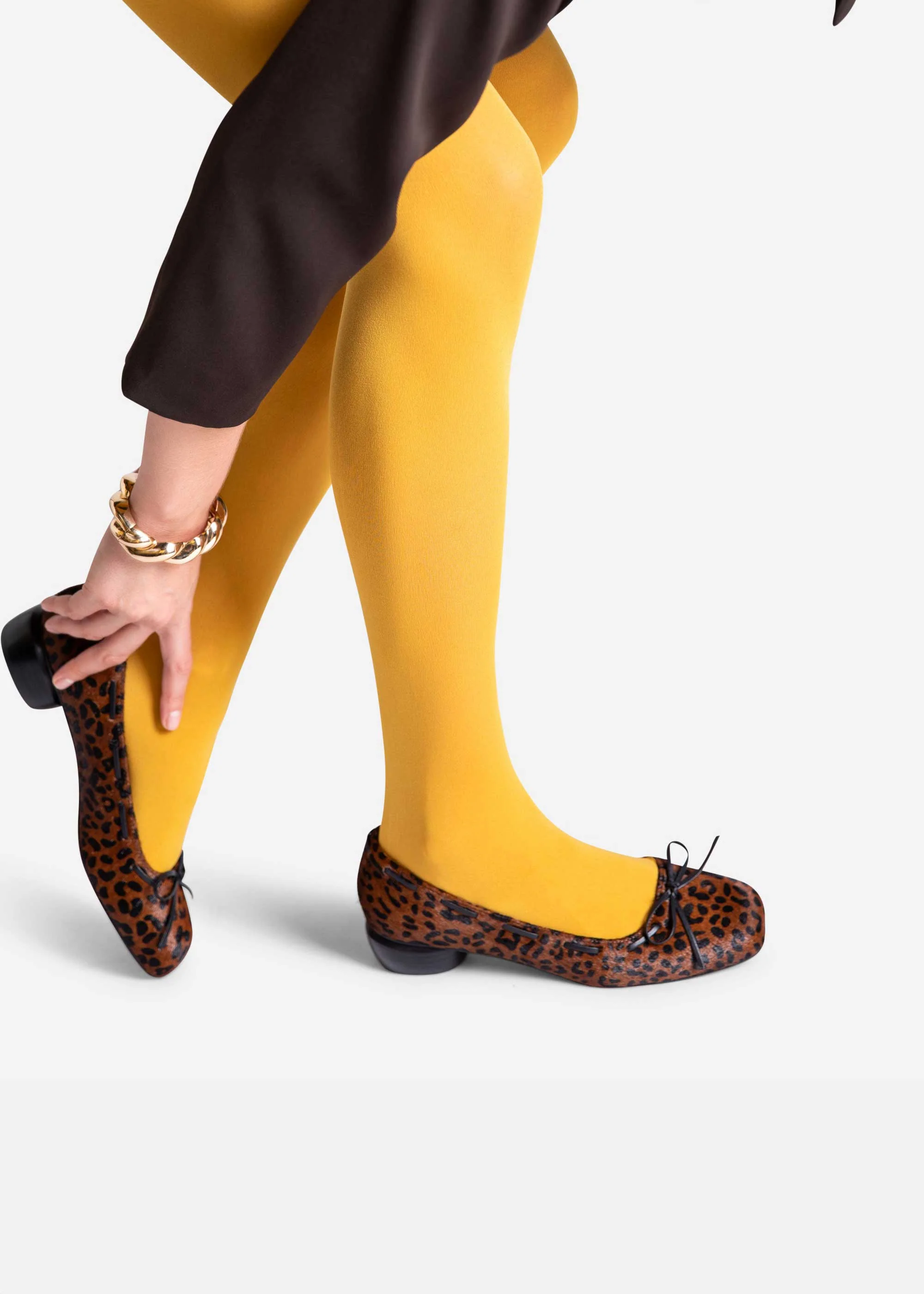 Sia Calf Hair Flat - Image 2
