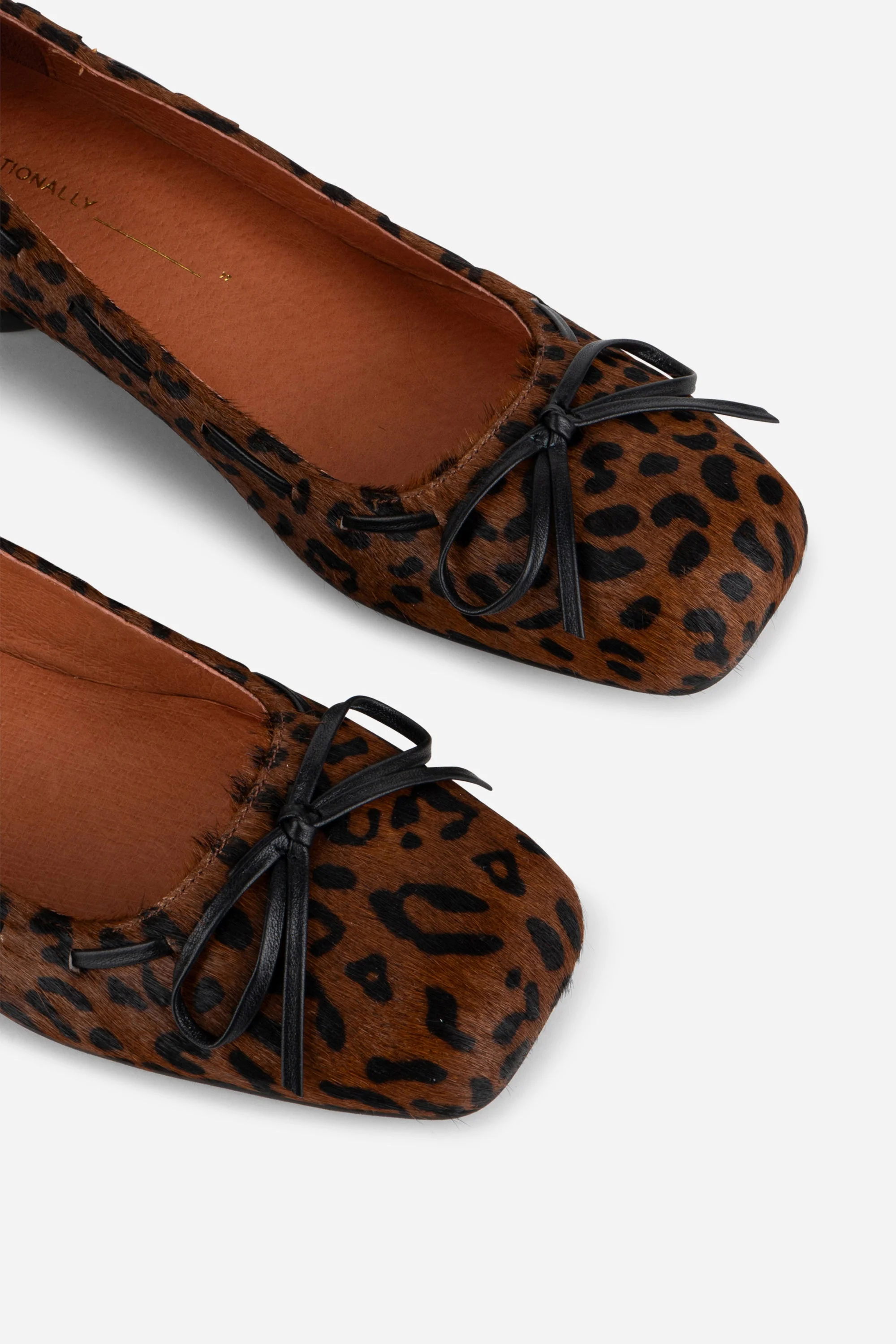 Sia Calf Hair Flat - Image 4