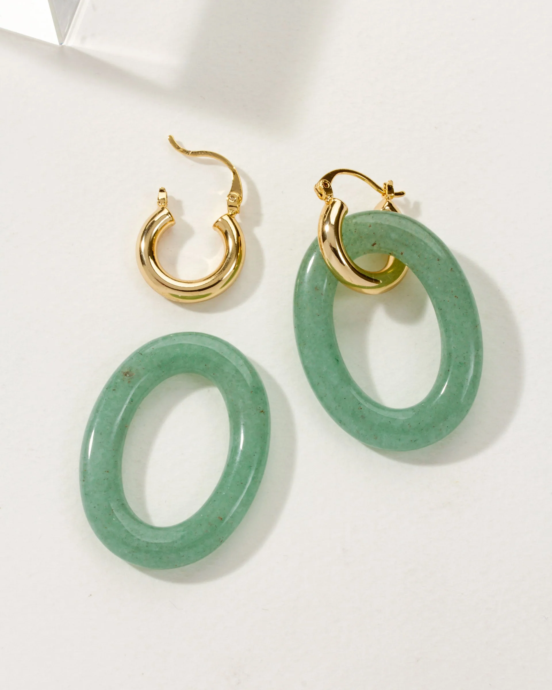 Simply Charmed Oval Hoop Earring