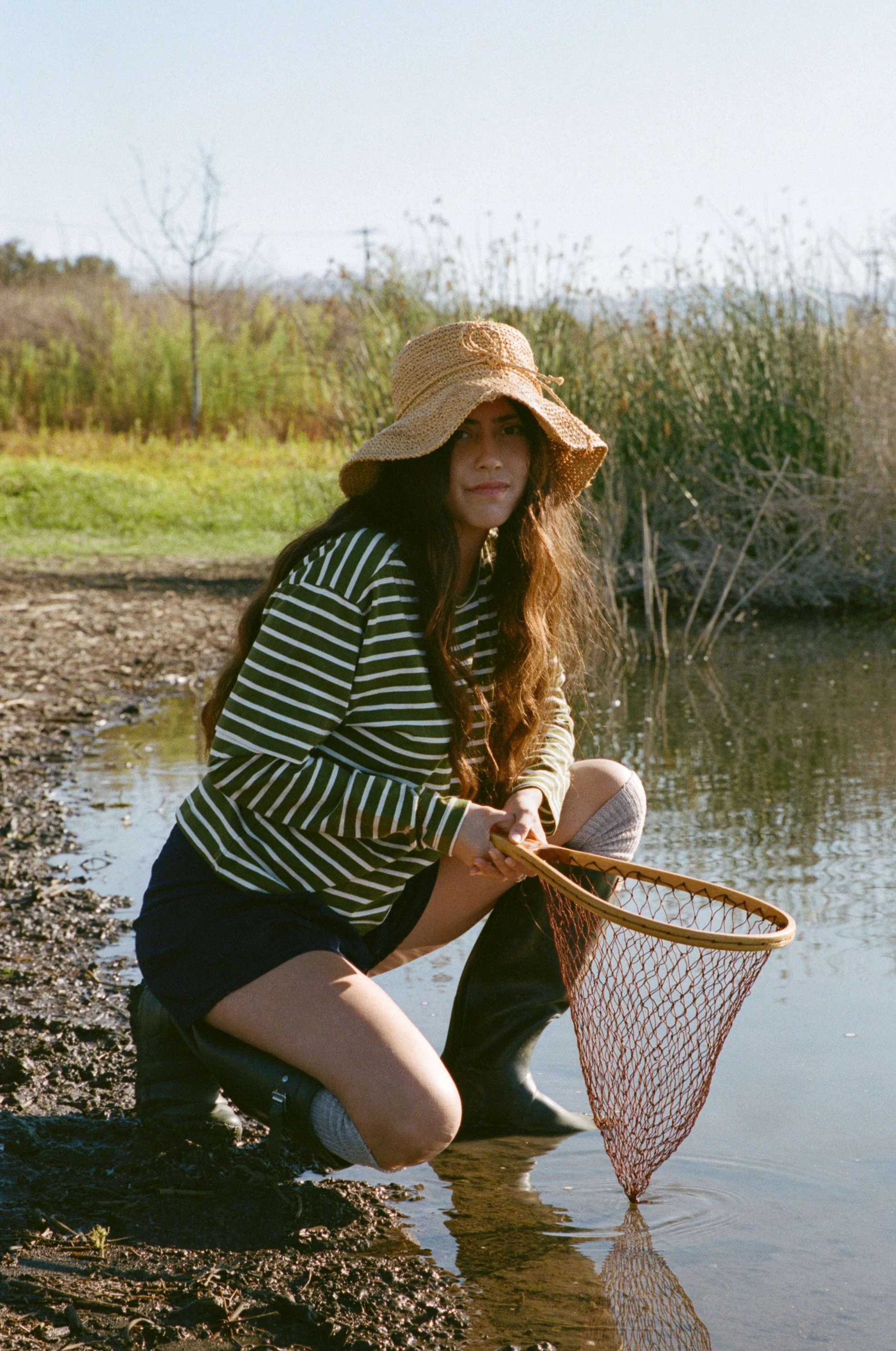 Skate Long Sleeve - Olive Stripe - Image 6