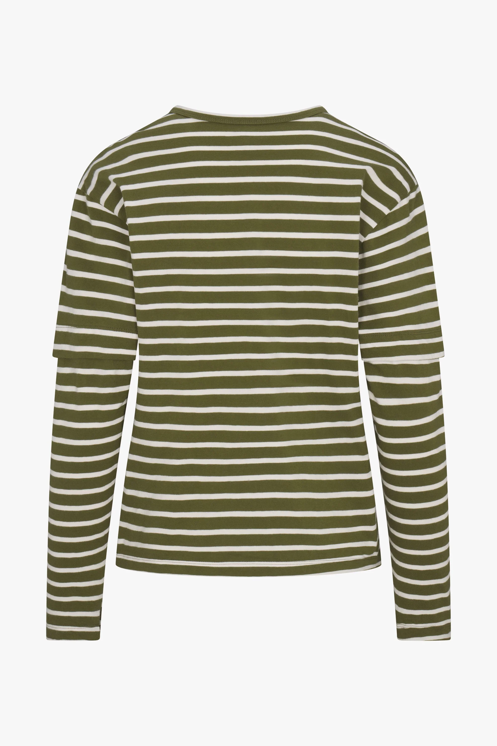 Skate Long Sleeve - Olive Stripe - Image 9