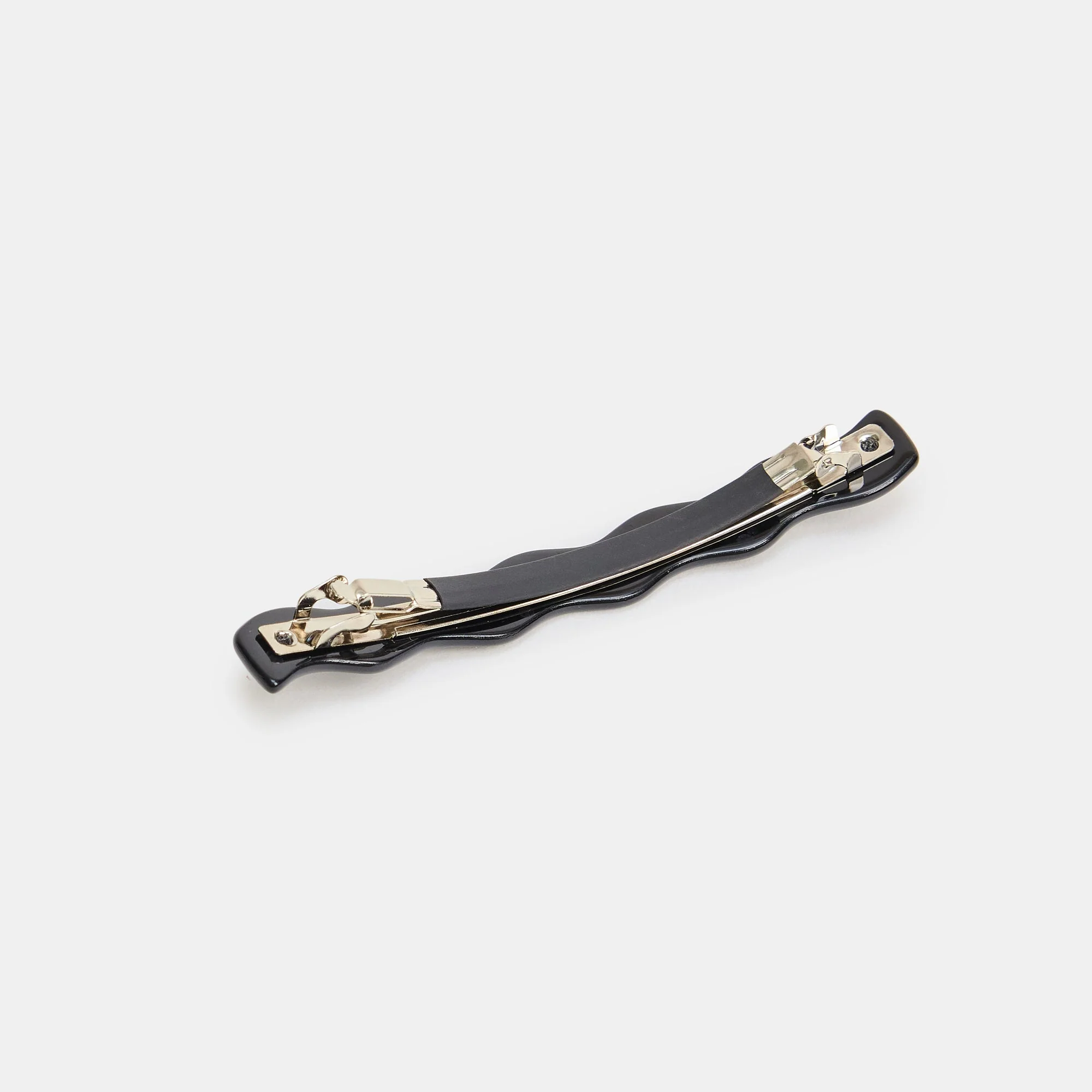Skinny Wave Barette - Black - Image 4