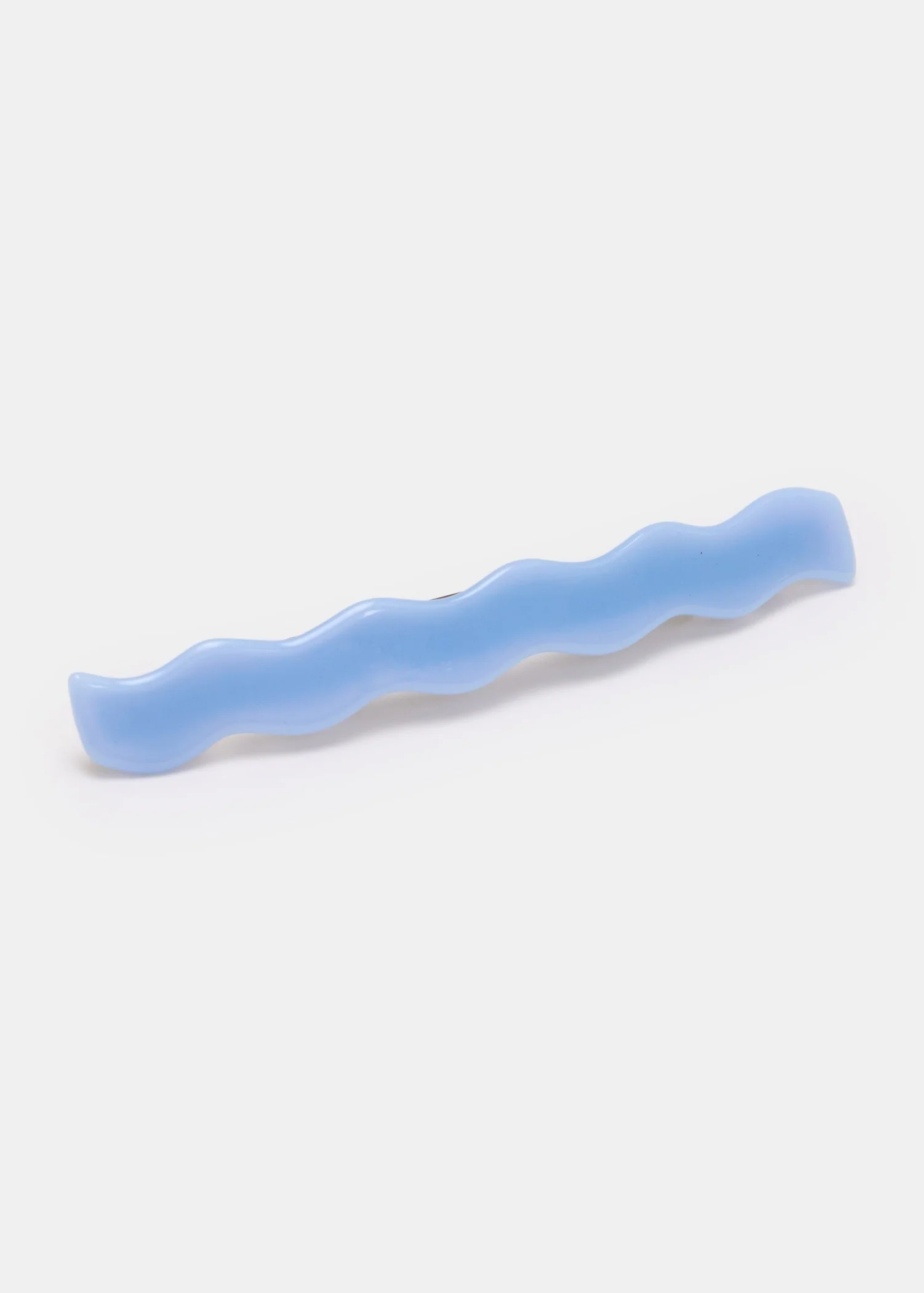 Skinny Wave Barette - Periwinkle