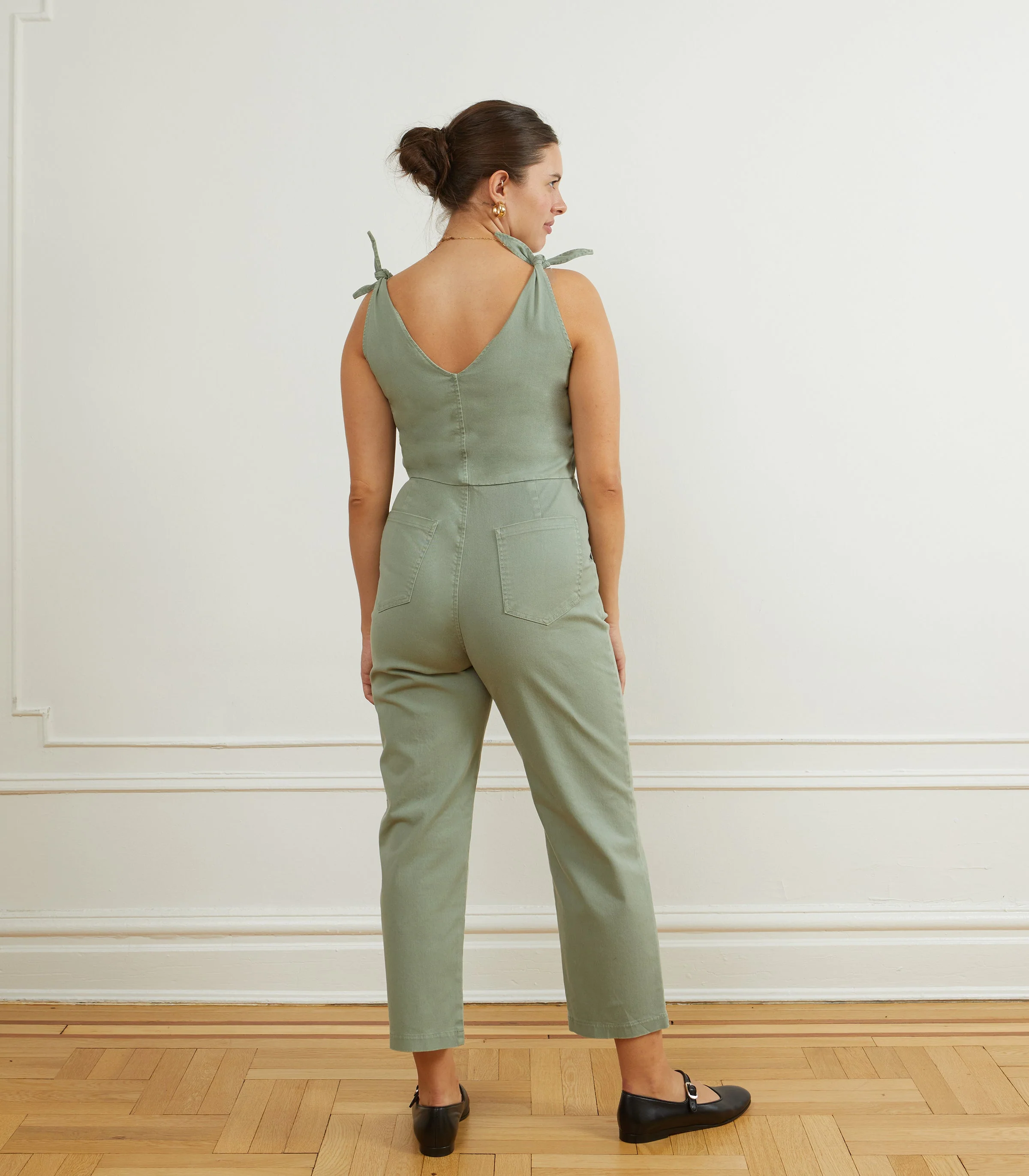 Slate Tie Strap Coveralls - Cardamom - Image 2