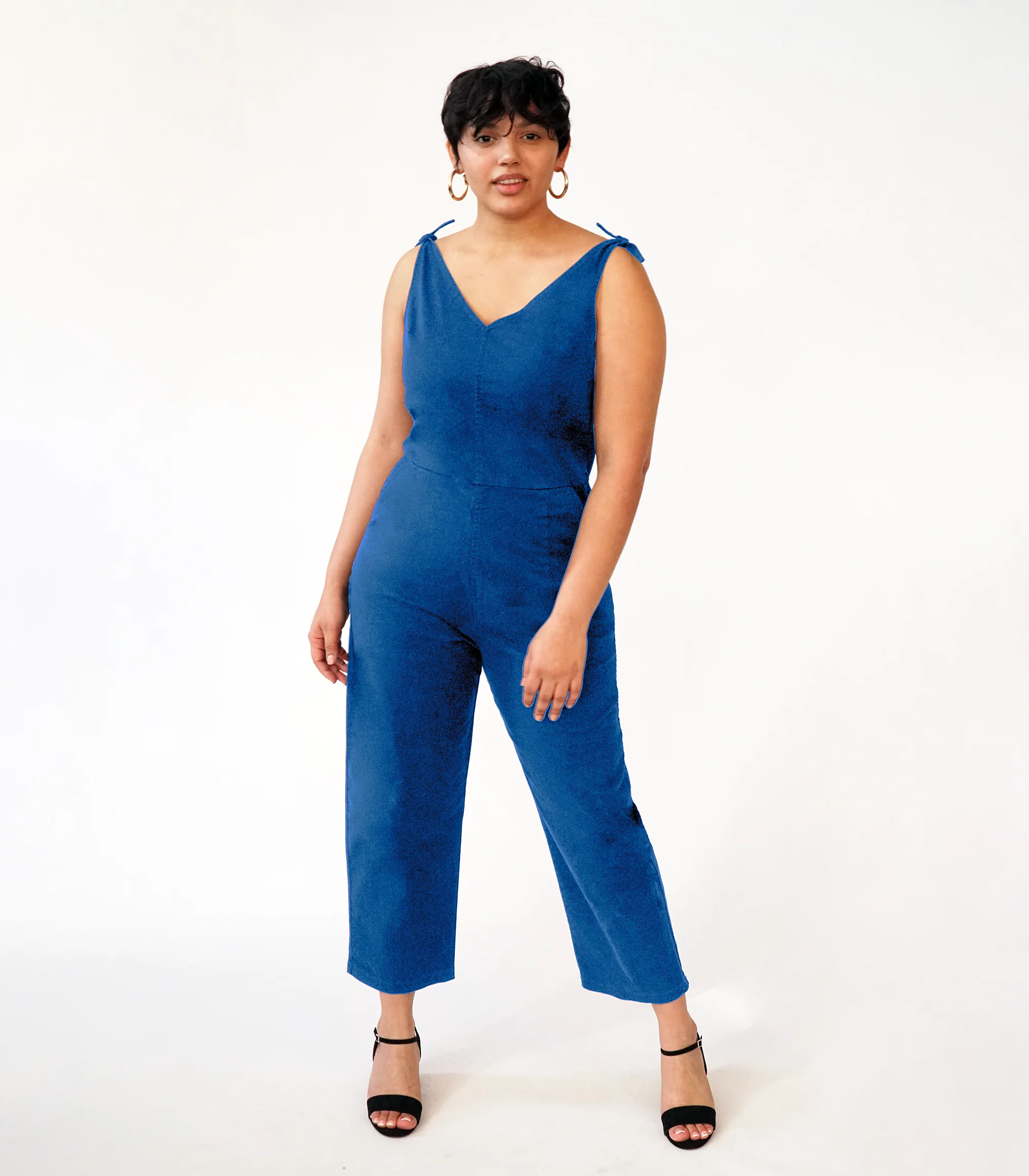 Slate Tie Strap Coveralls - Royal - Image 5