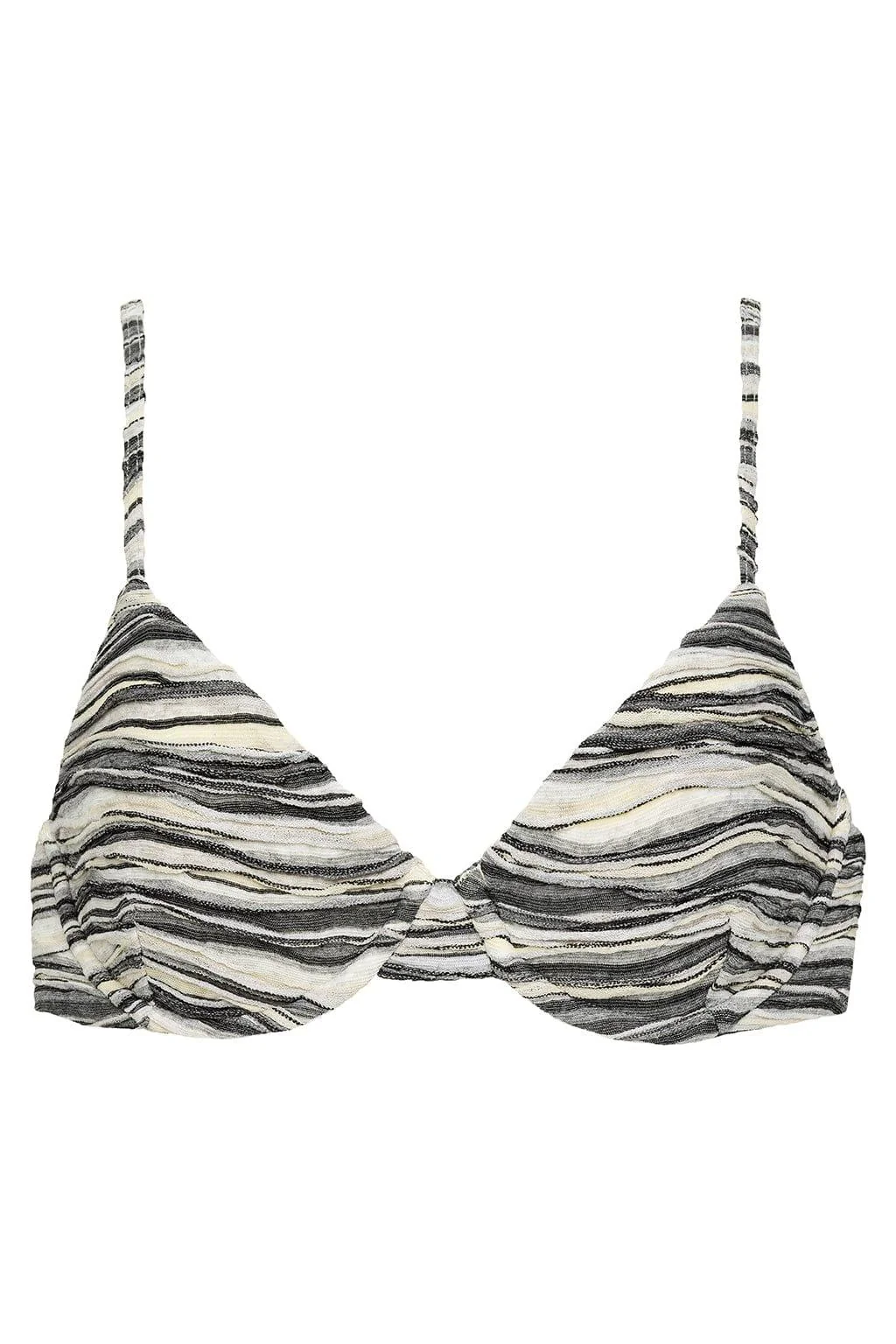 Slub Knit Dainty Bikini Top - Image 2