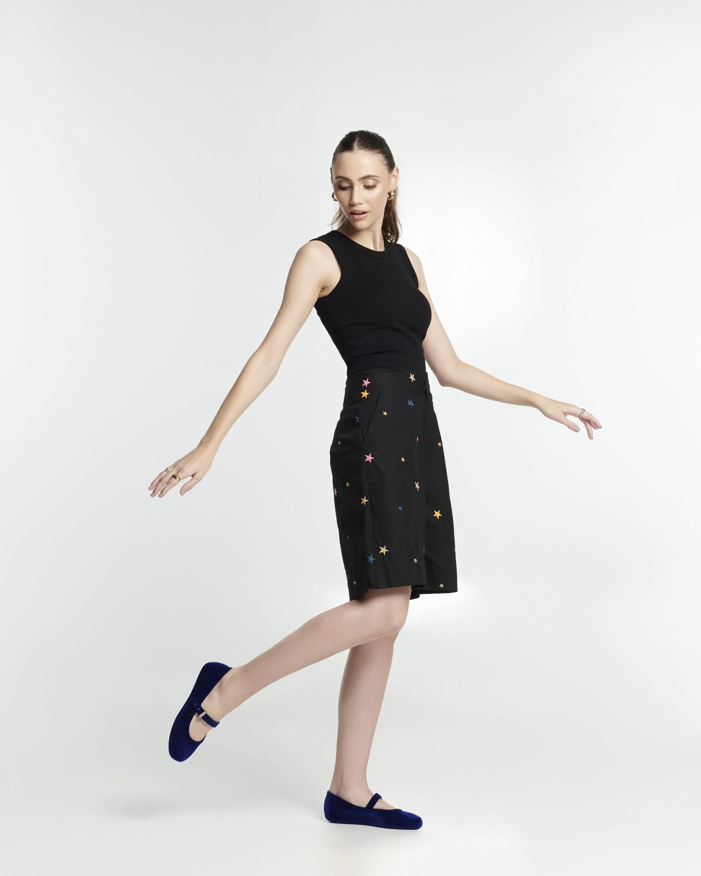 Soft Ballerina Velvet II - Blue - Image 5