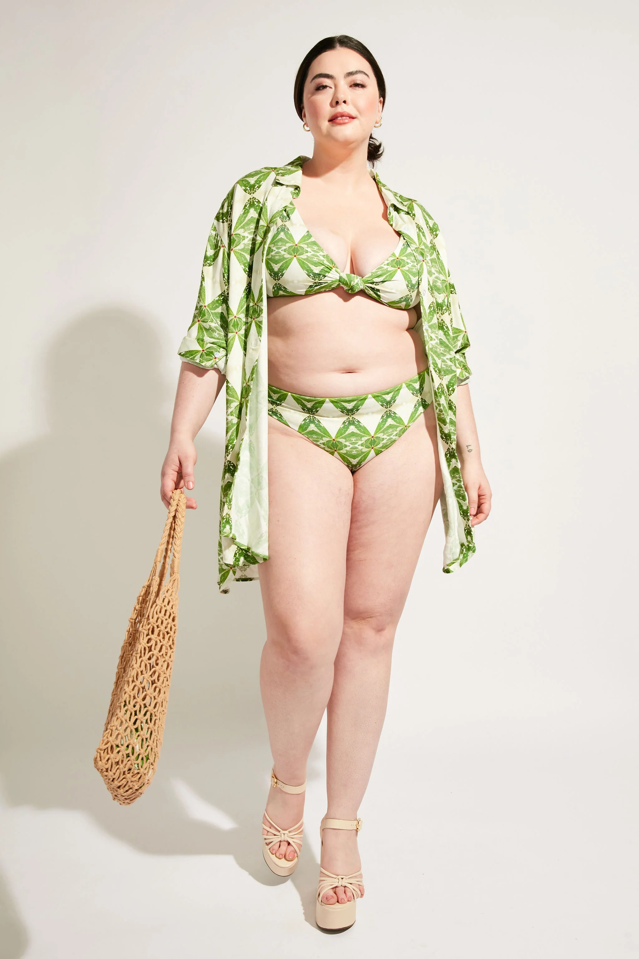 Sol Button-Up Shirt Dress - Pothos - Image 10