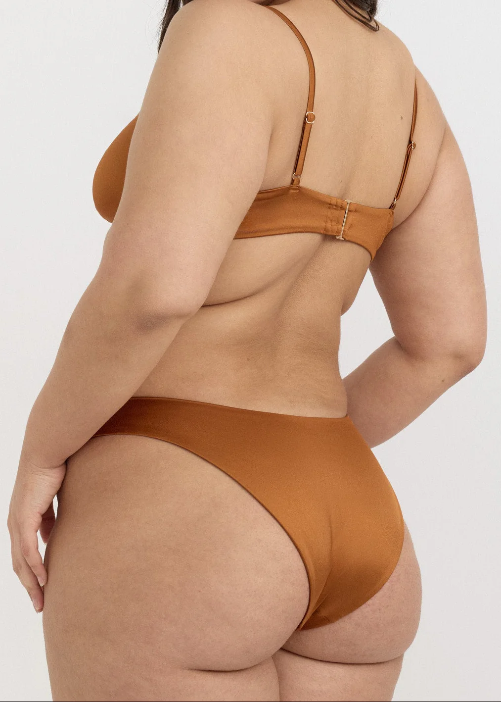 Solar Swim Scoop Neck Bikini Top - Shimmer Coast - Image 2