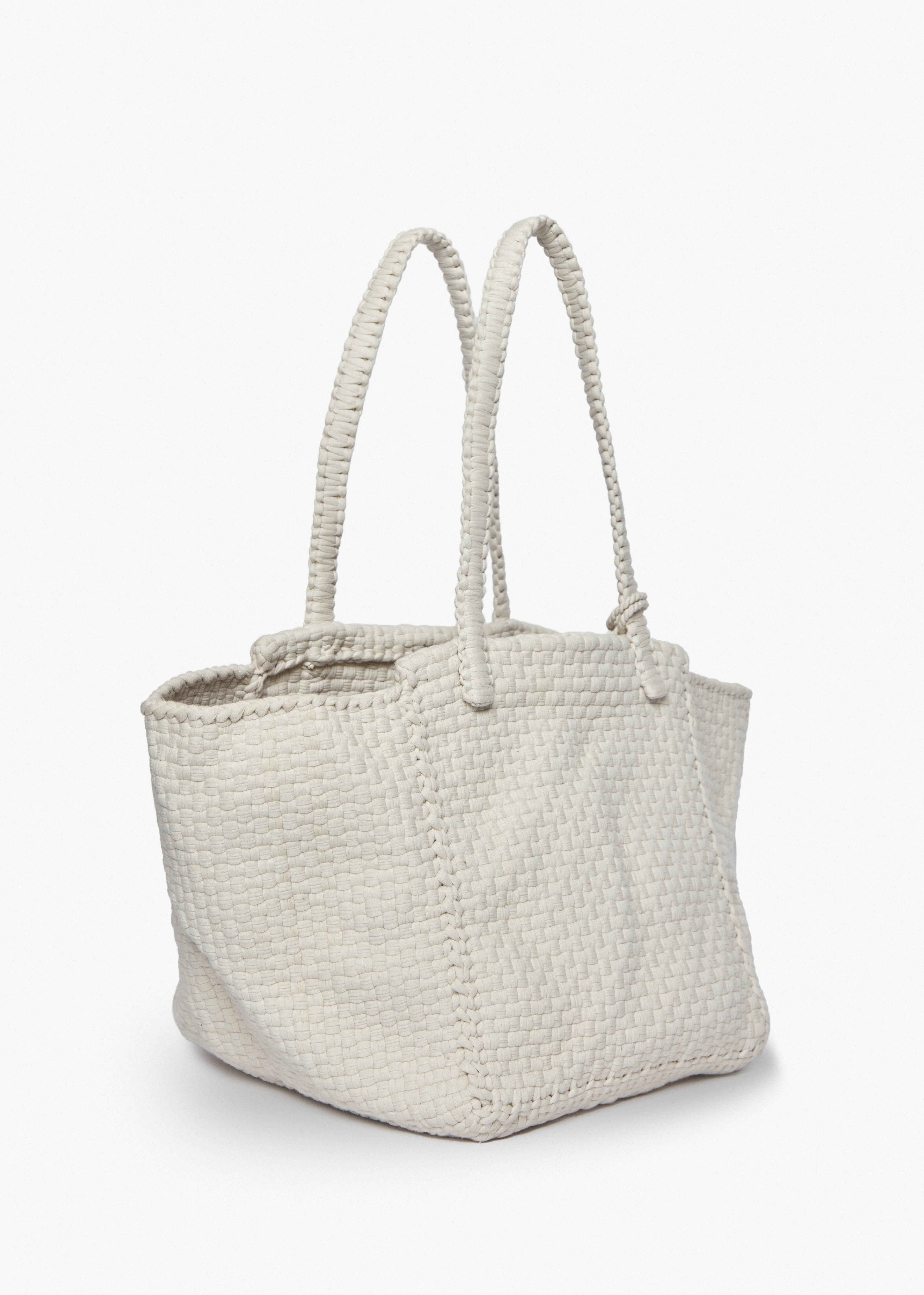 Soona Upcycled Woven Cotton Tote Bag - Image 4