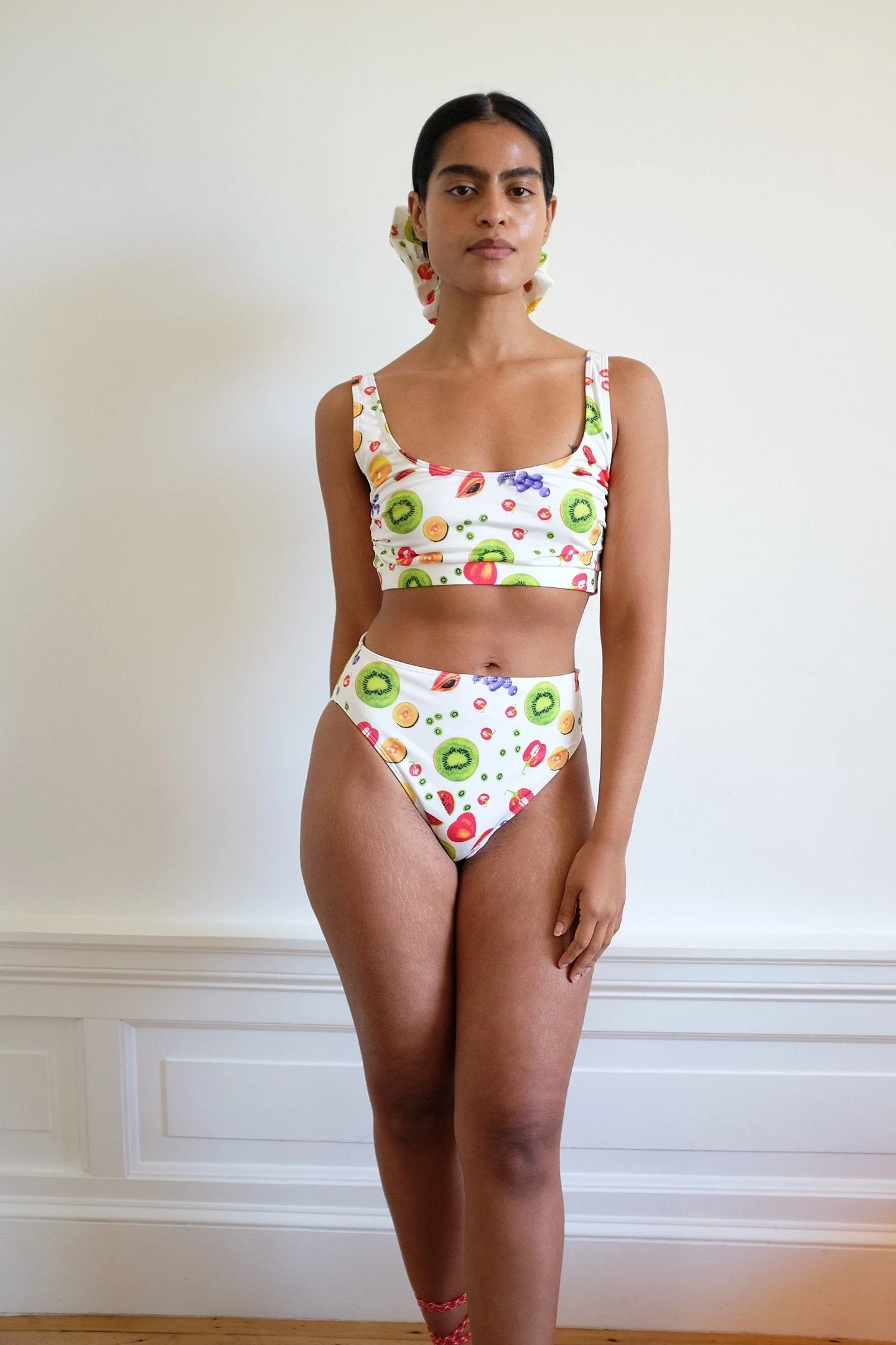 Sport Bikini Bottom - Fruit Print
