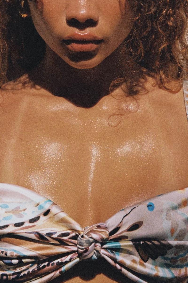 St. Barths Floral Hayden Bikini Top - Image 3