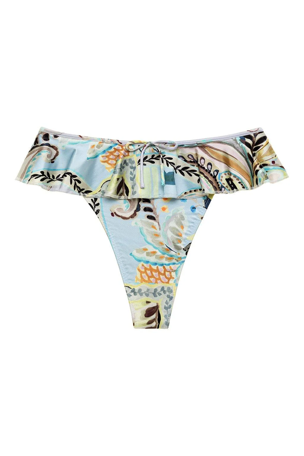 St. Barths Floral Tamarindo Ruffle Bikini Bottom - Image 2