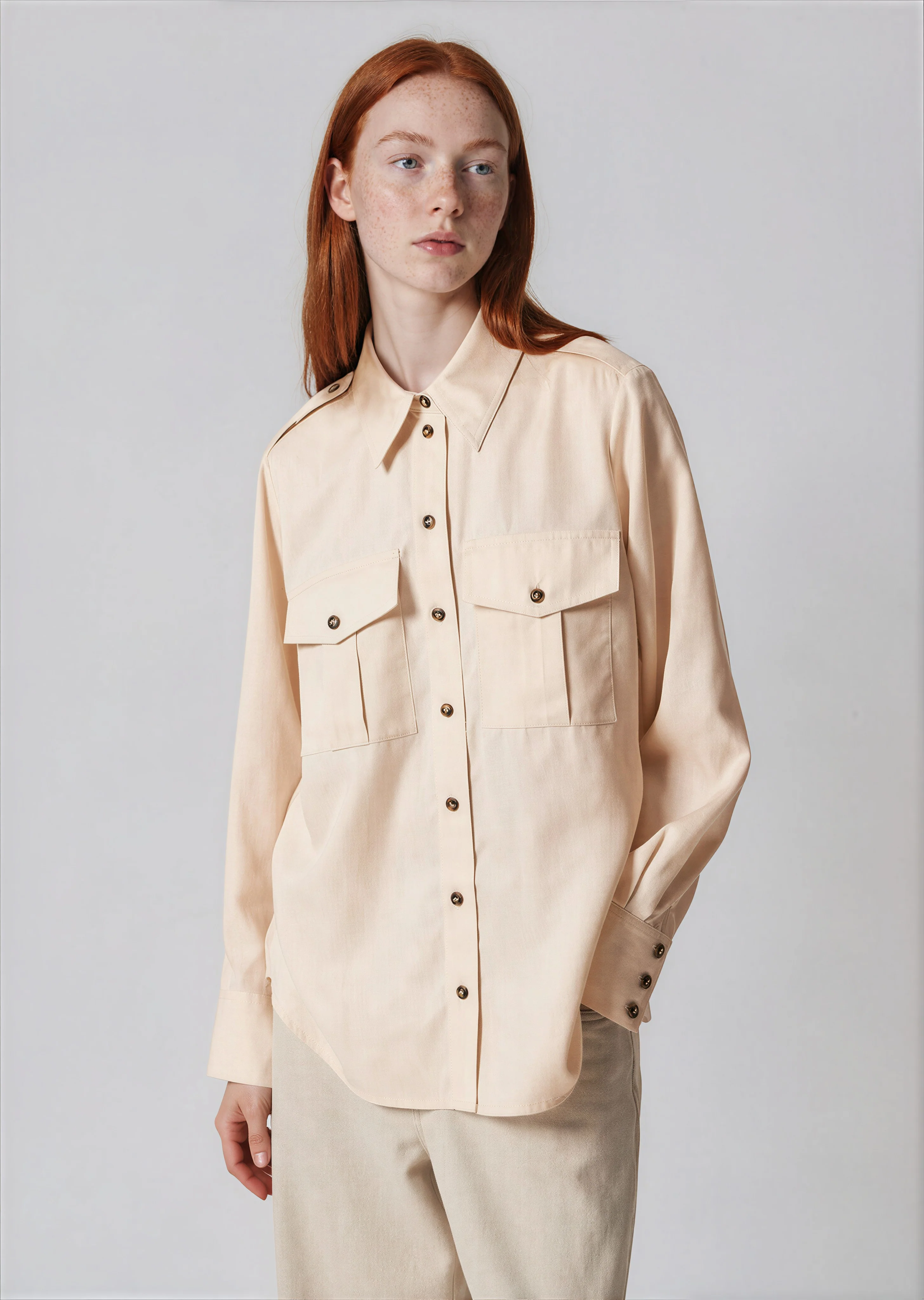 Bob Utility Shirt - Beige