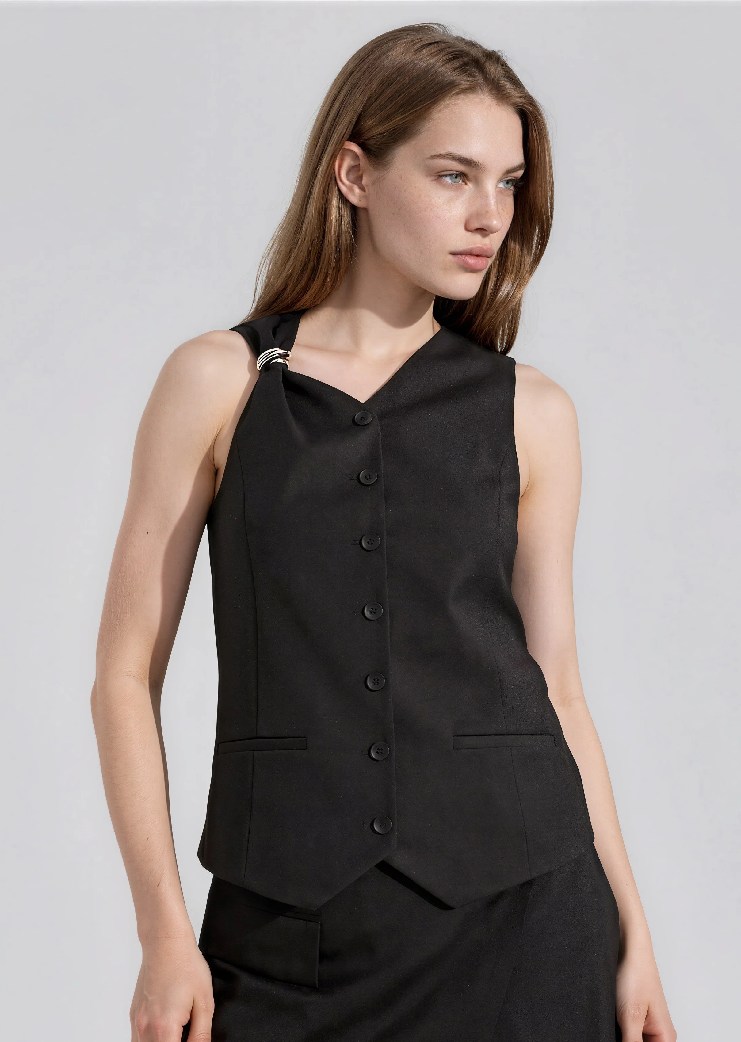 Marcie Waistcoat - Black