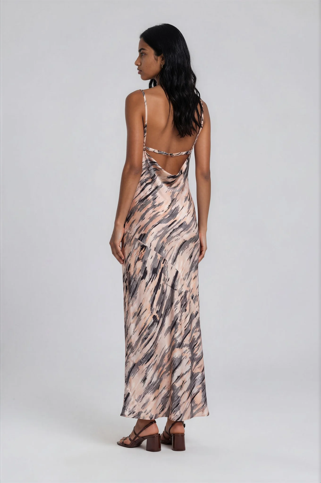 Noel Slip Dress - Black - Image 2