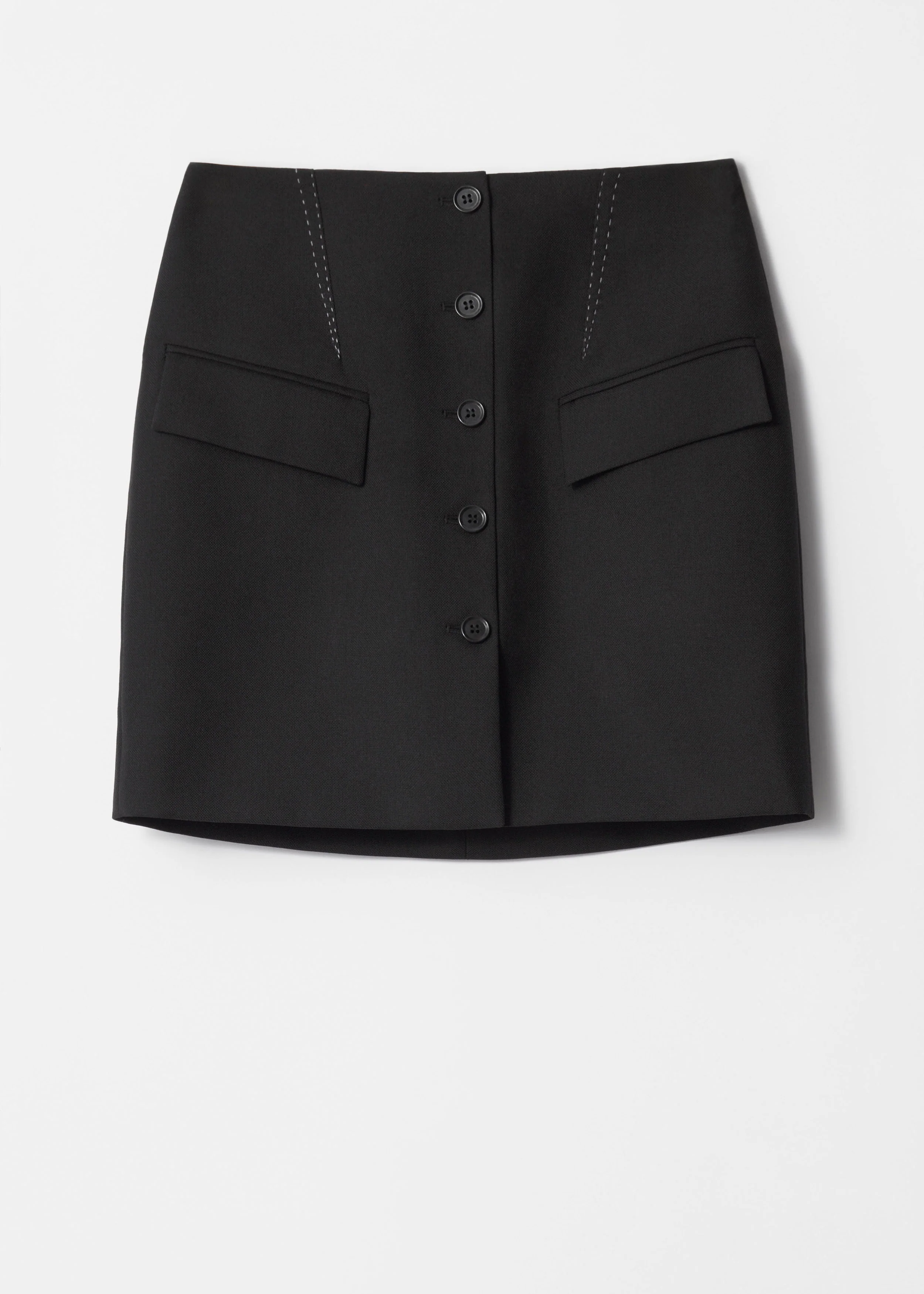 Siri Mini Skirt - Black - Image 2