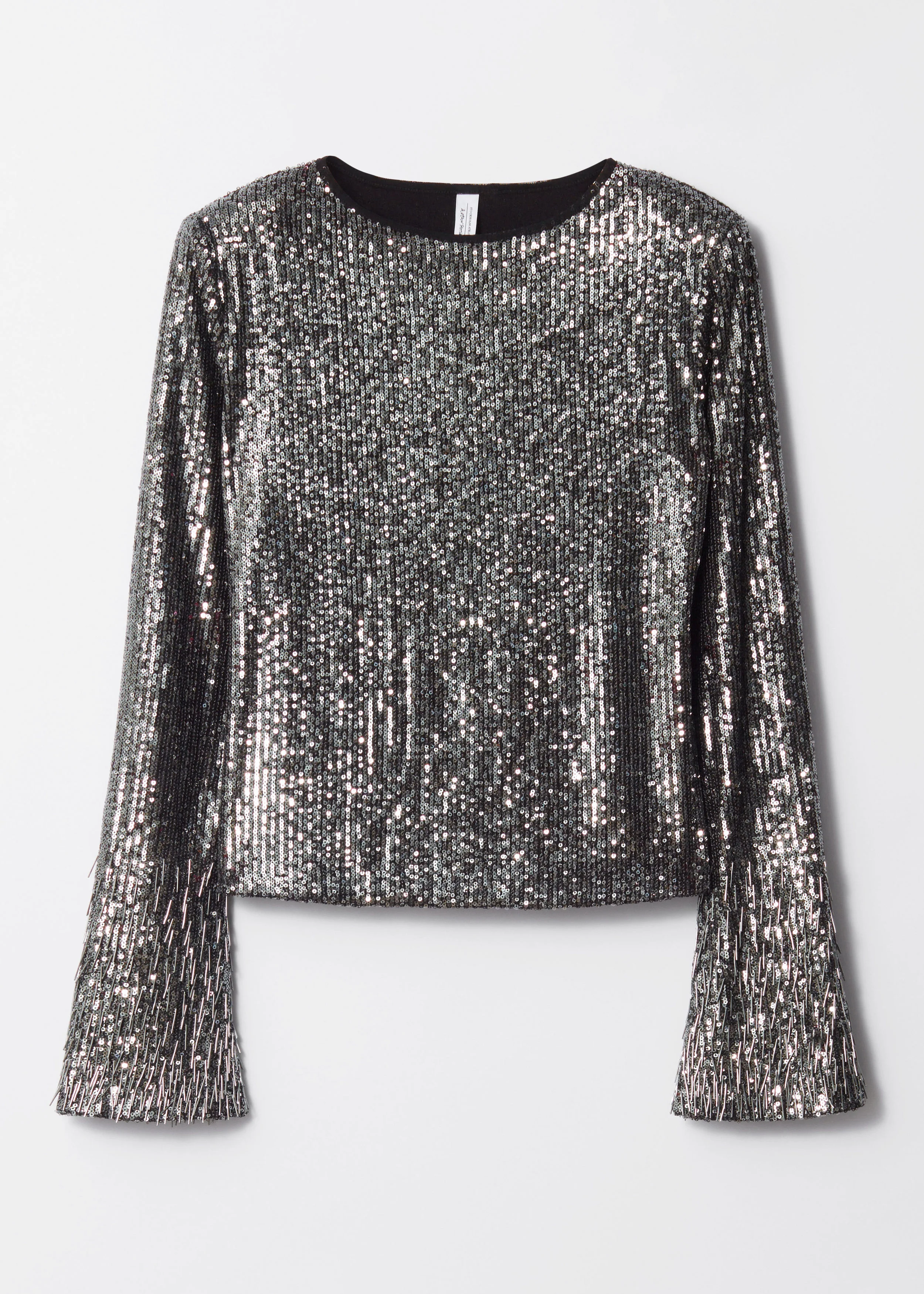 Sonny Sequin Top - Grey - Image 3
