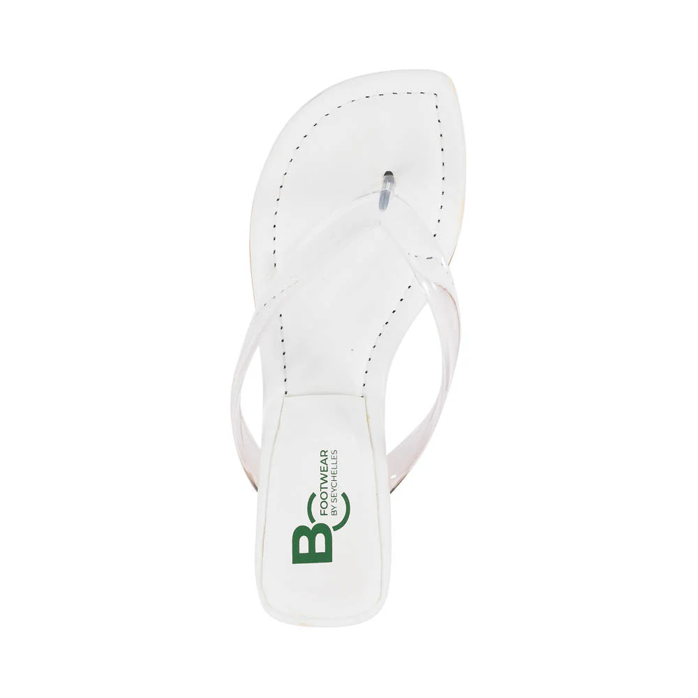 Starburst Heel - White/Clear - Image 4