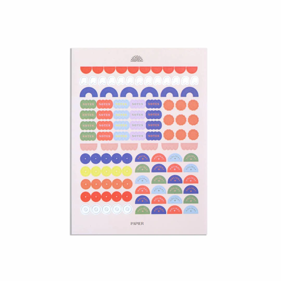Stick-to-Its Planner Stickers Silver