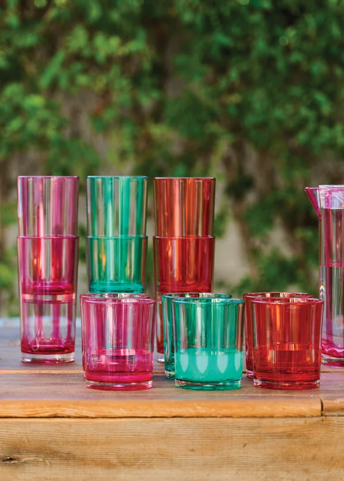Stripe Drink Tumbler - Pink - Image 2