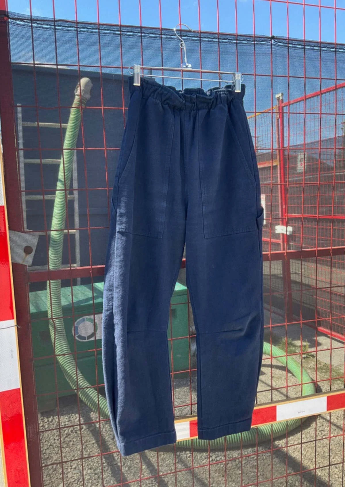 Sunny Canvas Pants in Navy - Image 2