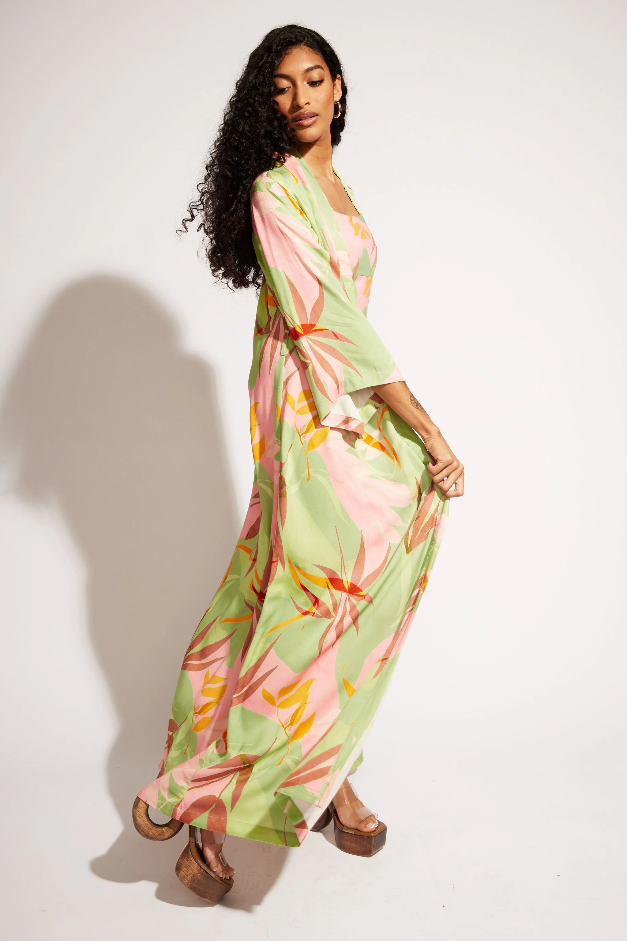 Sunset Kimono II - Birds of Paradise - Image 10