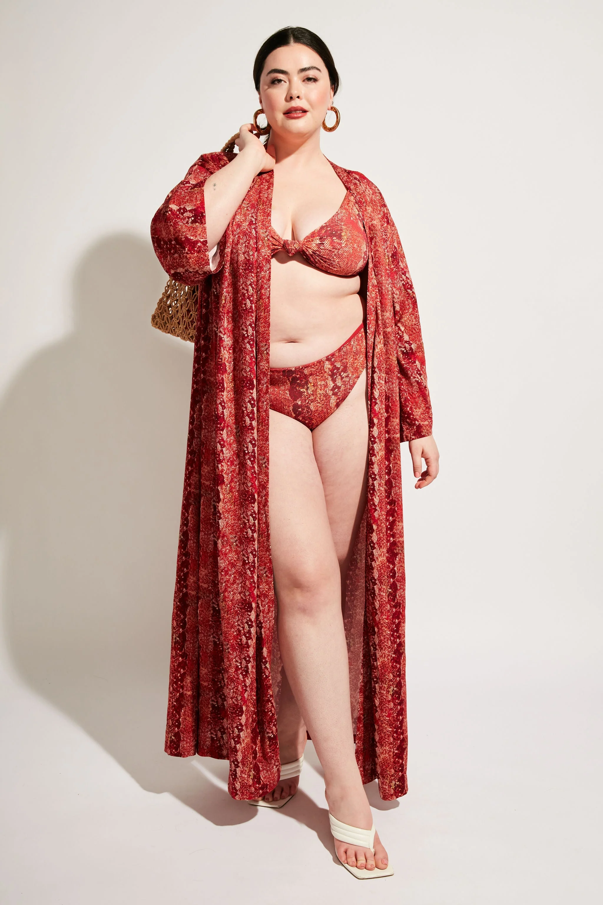 Sunset Kimono II - Iguana