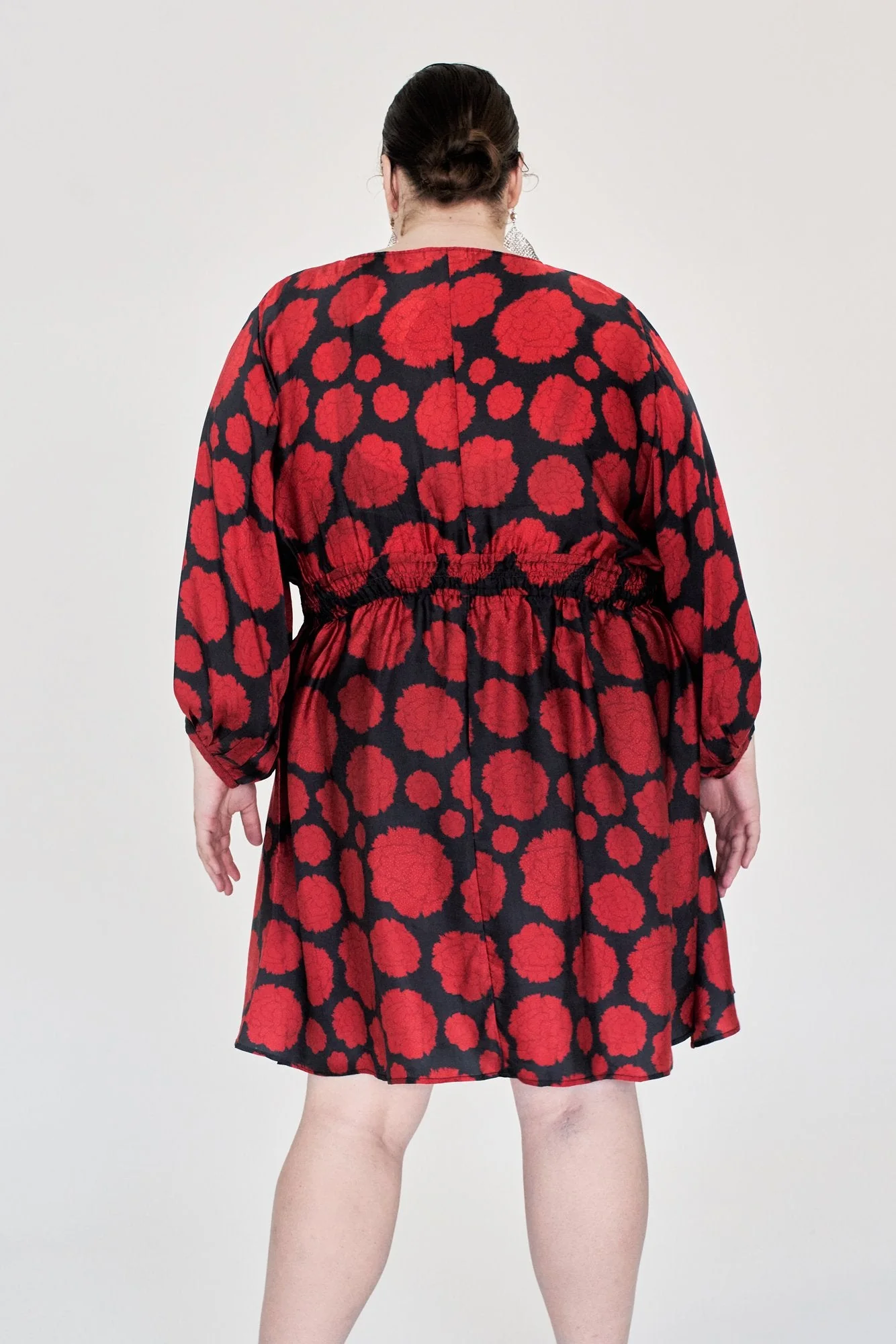 Swan Dress - Carnation Dot - Image 7
