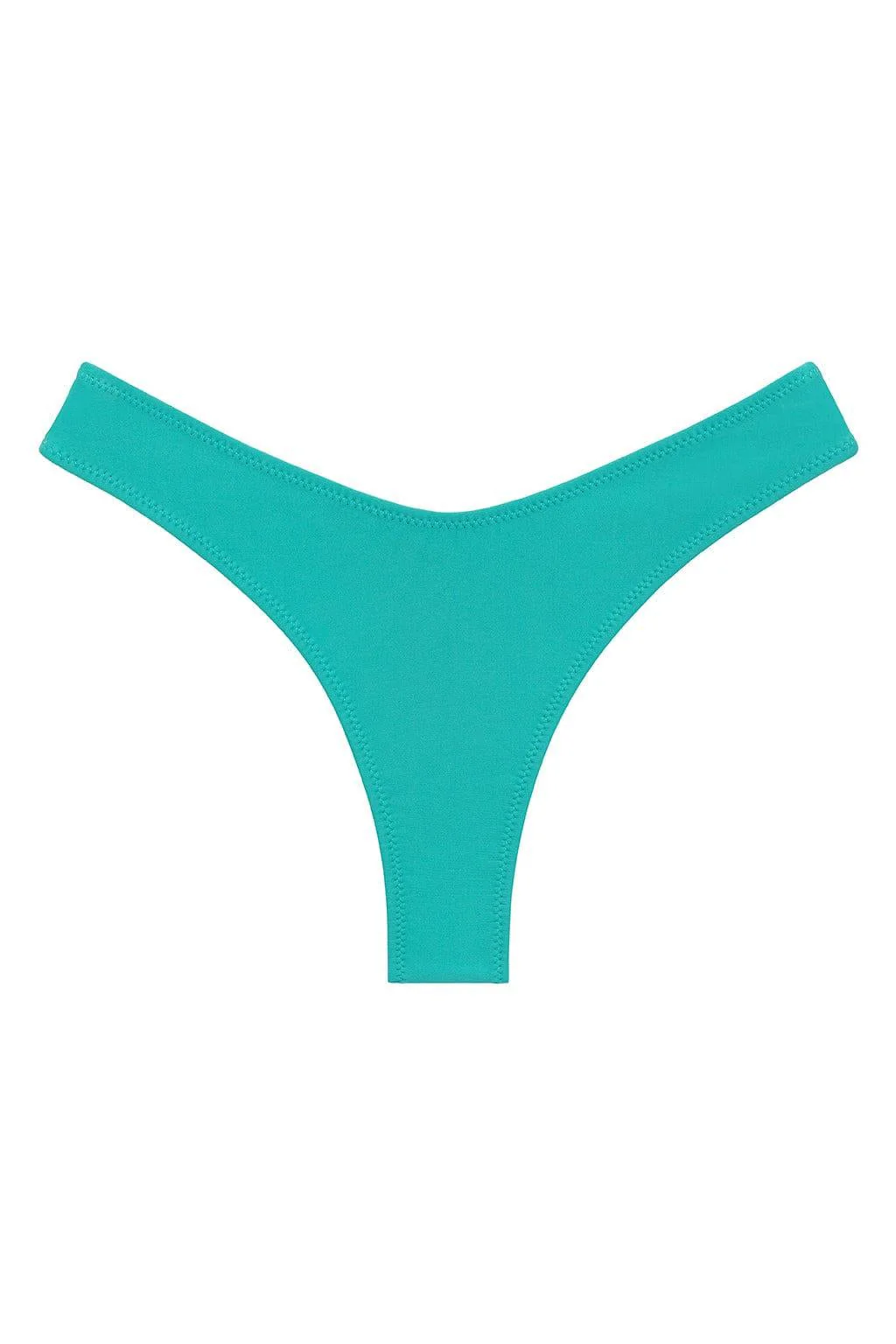 Teal Added Coverage Lulu (Zig-Zag Stitch) Bikini Bottom - Image 3
