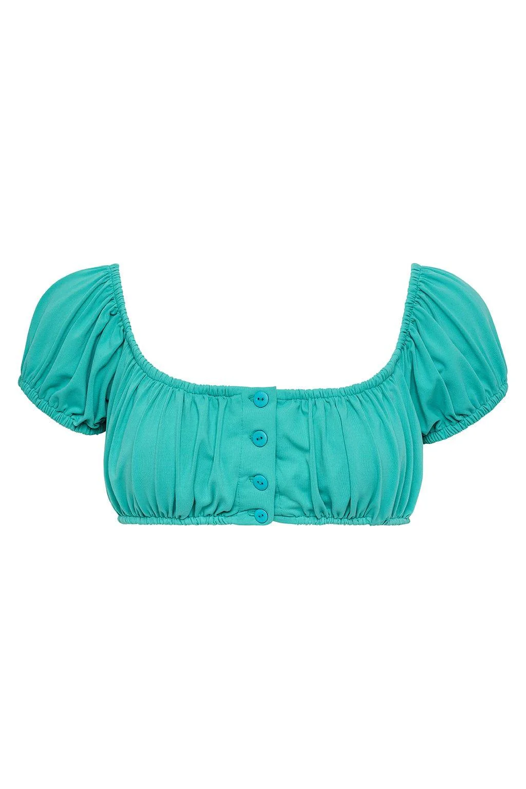 Teal Bandita Bikini Top - Image 2