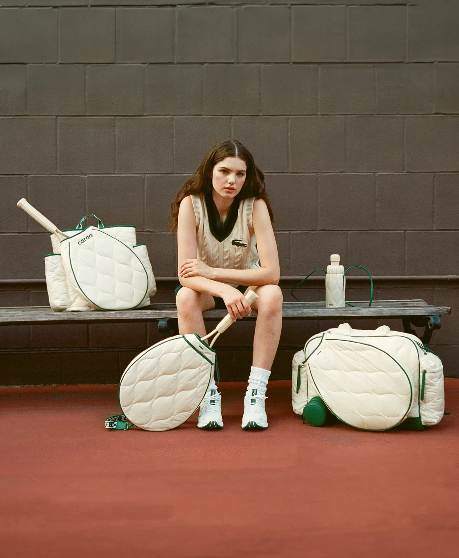 Tennis Bottle Bag - Ivory - Image 7