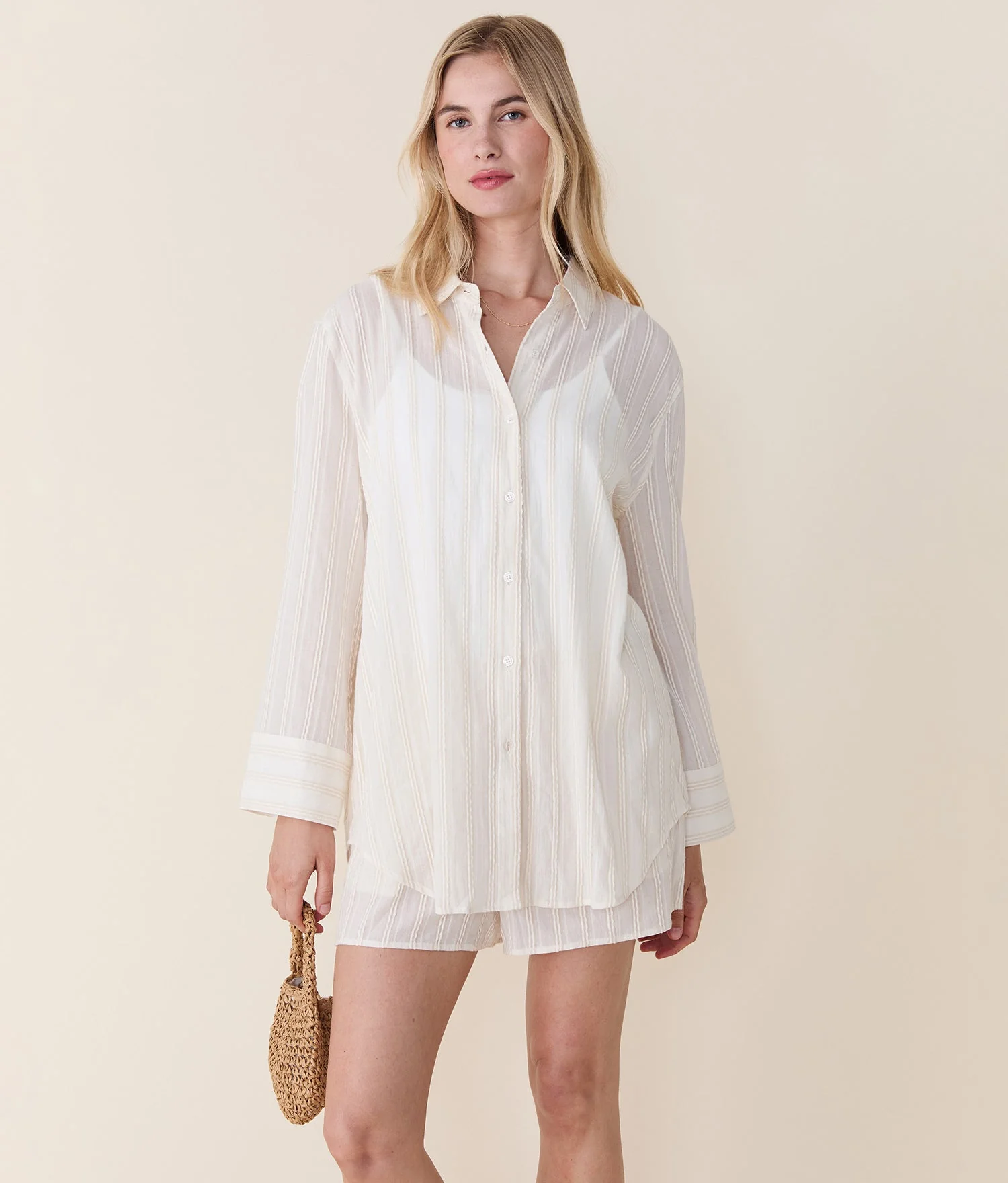 The Harbor Button Up - Antique