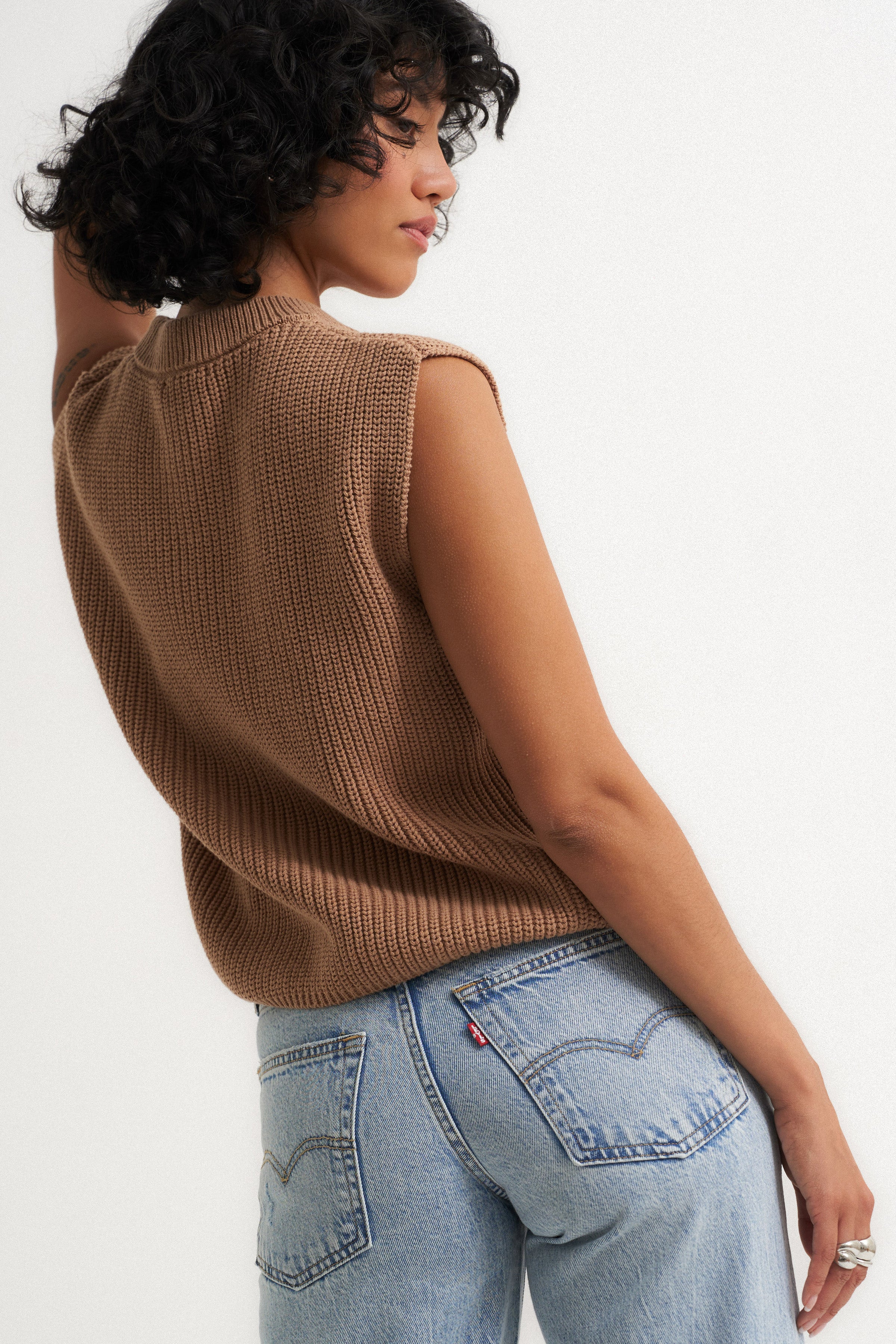 The Muscle Tee - Camel - Image 2