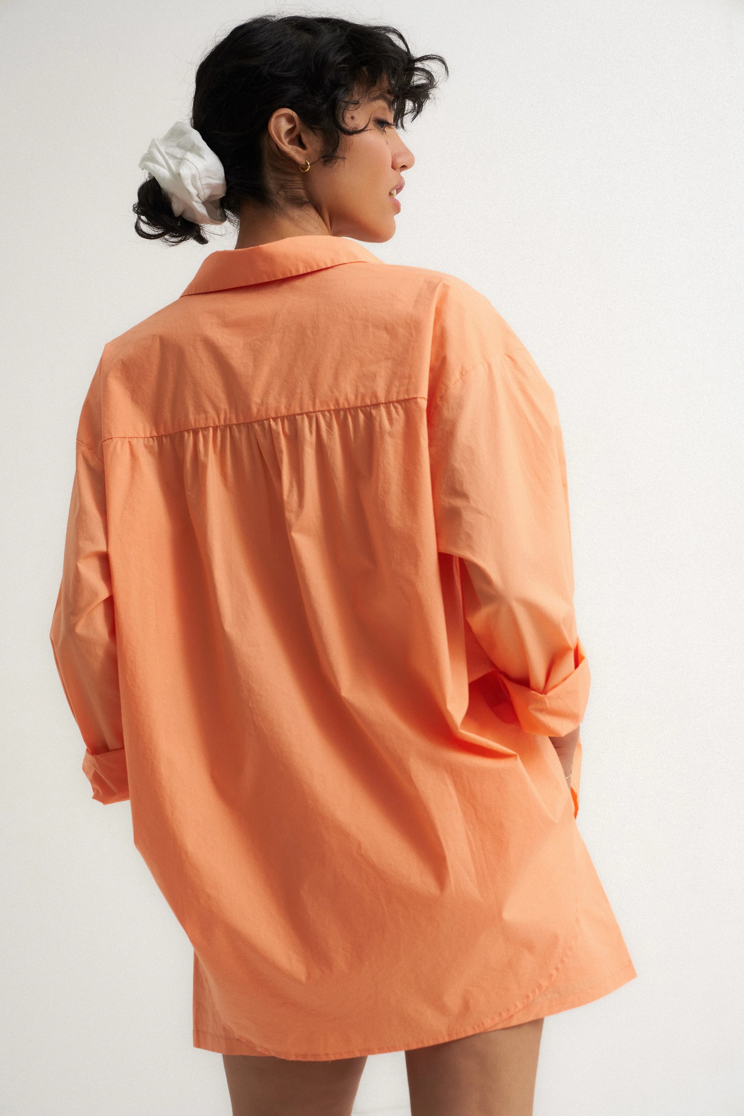 The Poplin Button Down - Peach - Image 6