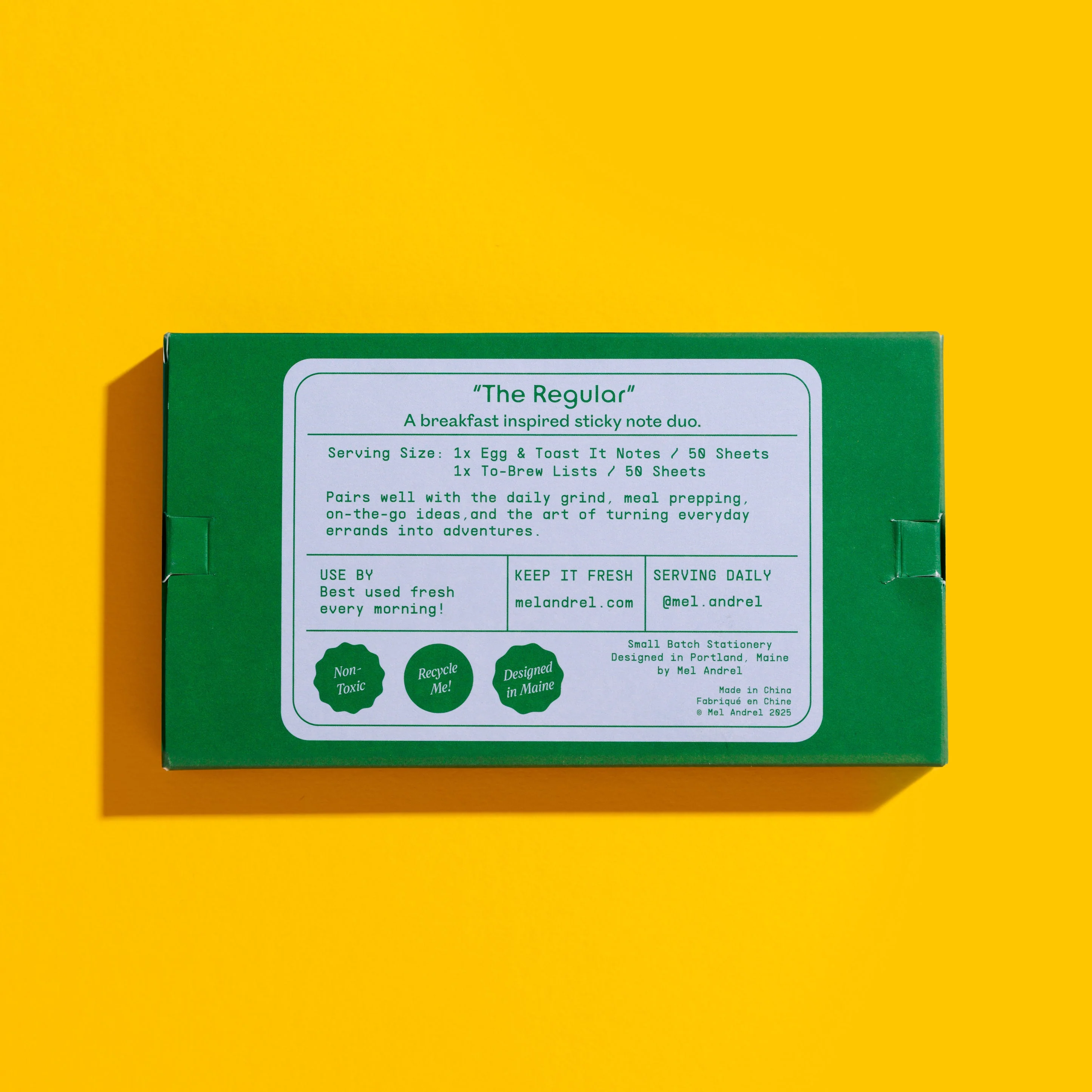 The Regular - Egg & Brew Sticky Note 2 Pack - Image 2