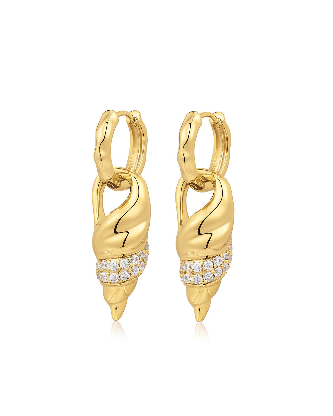 The Seashell Charm Hoops - Image 4