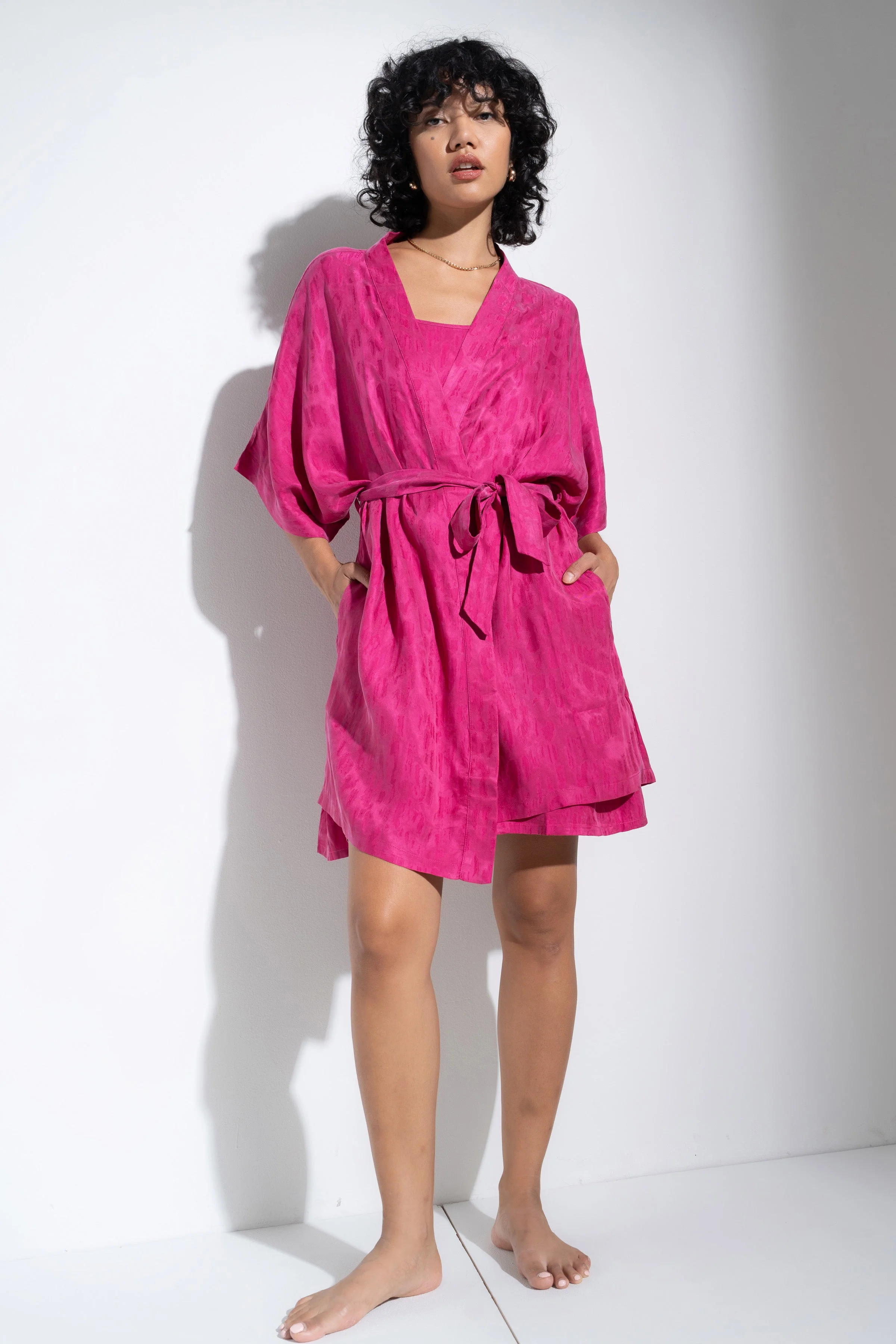 The Short Robe - Magenta - Image 2