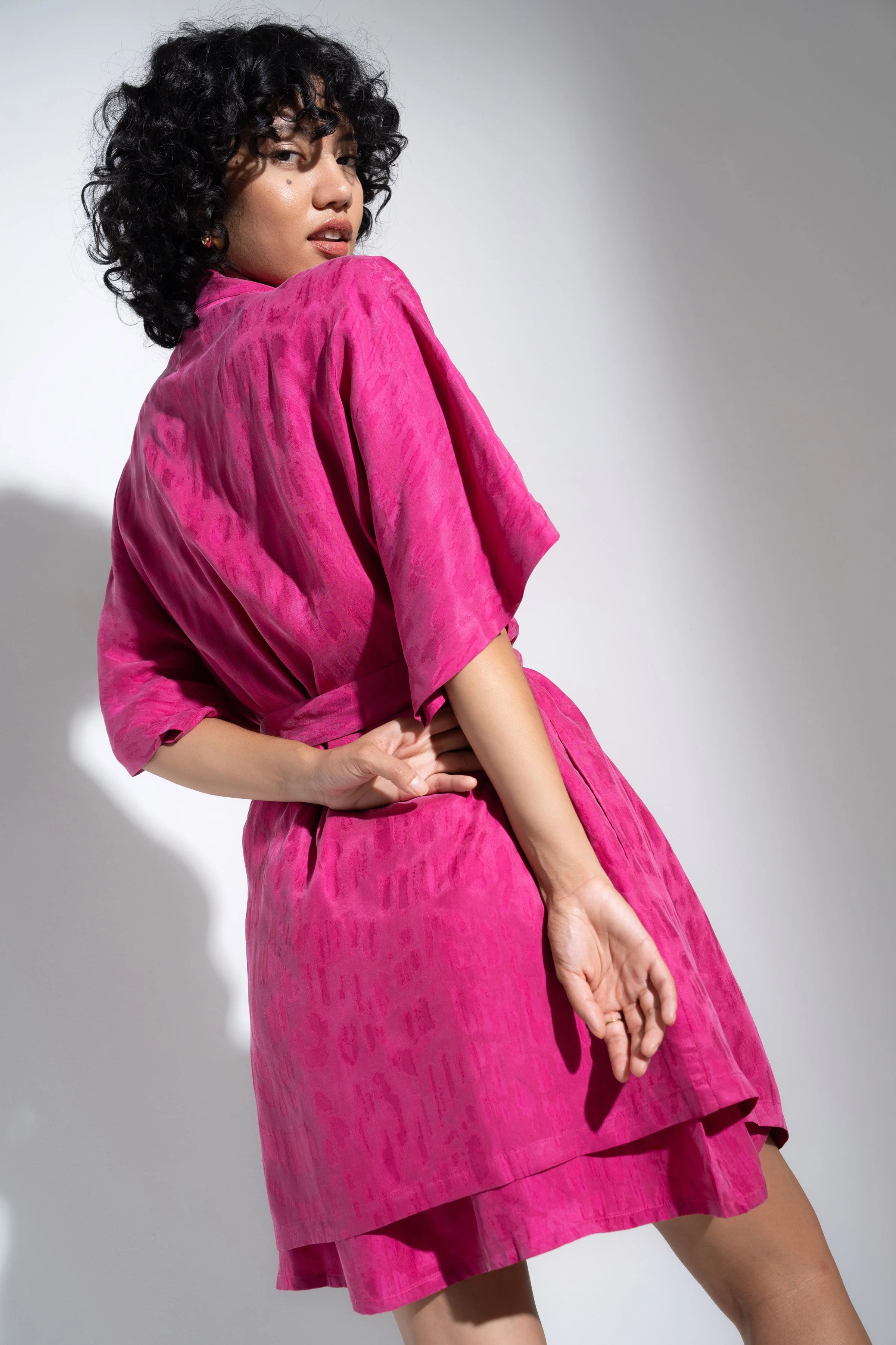 The Short Robe - Magenta - Image 4