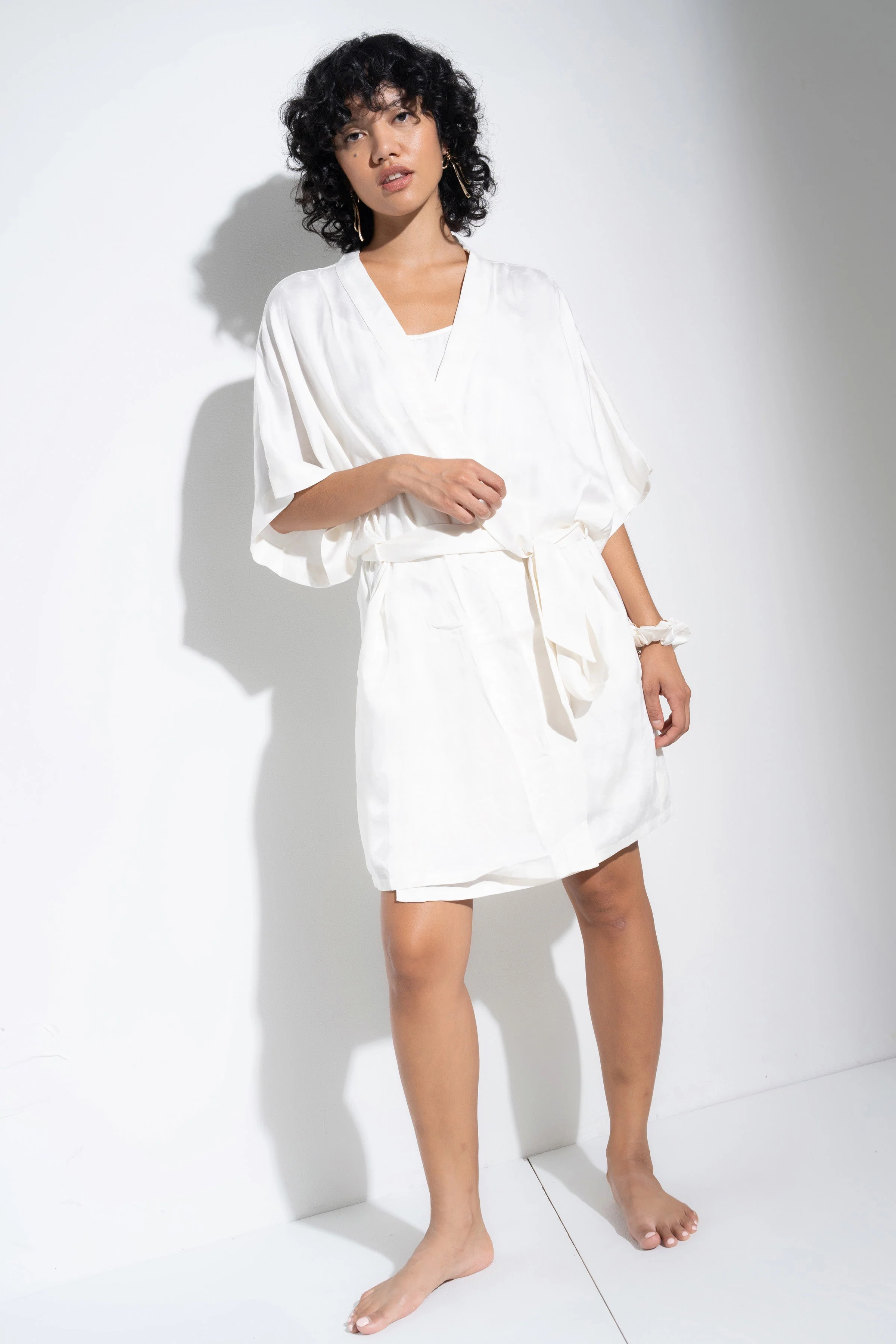 The Short Robe - White - Image 2