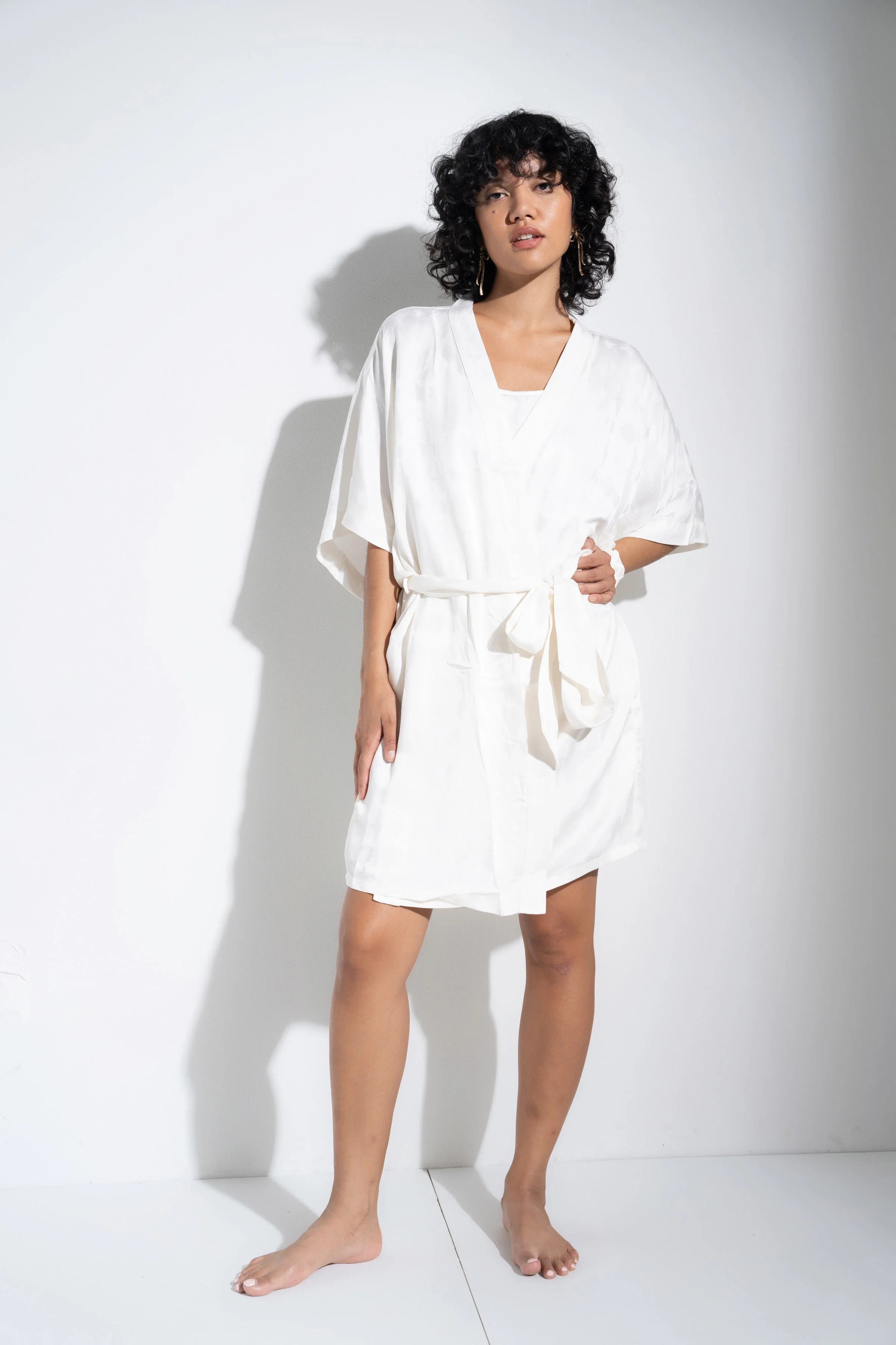 The Short Robe - White - Image 3