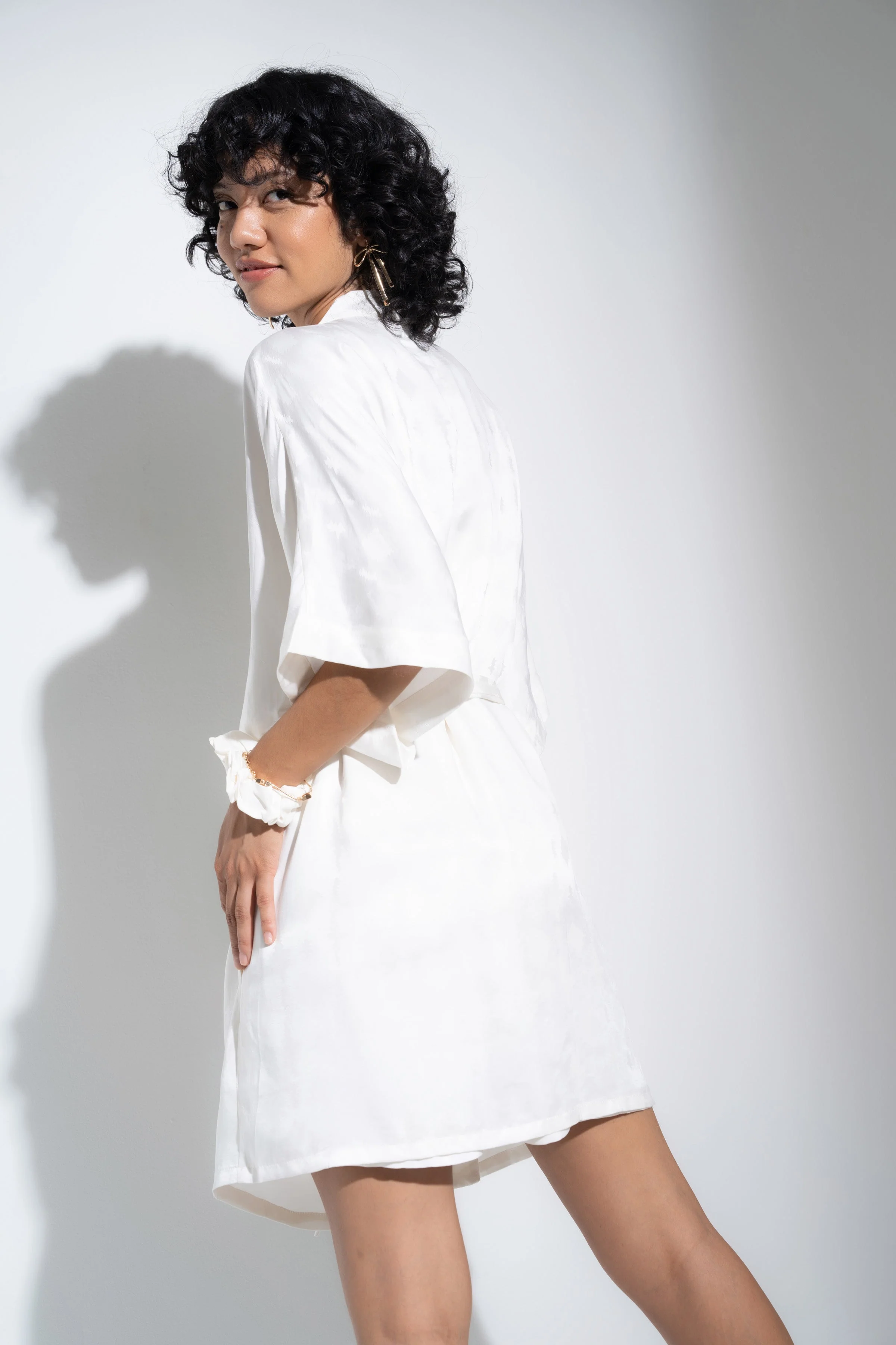 The Short Robe - White - Image 6