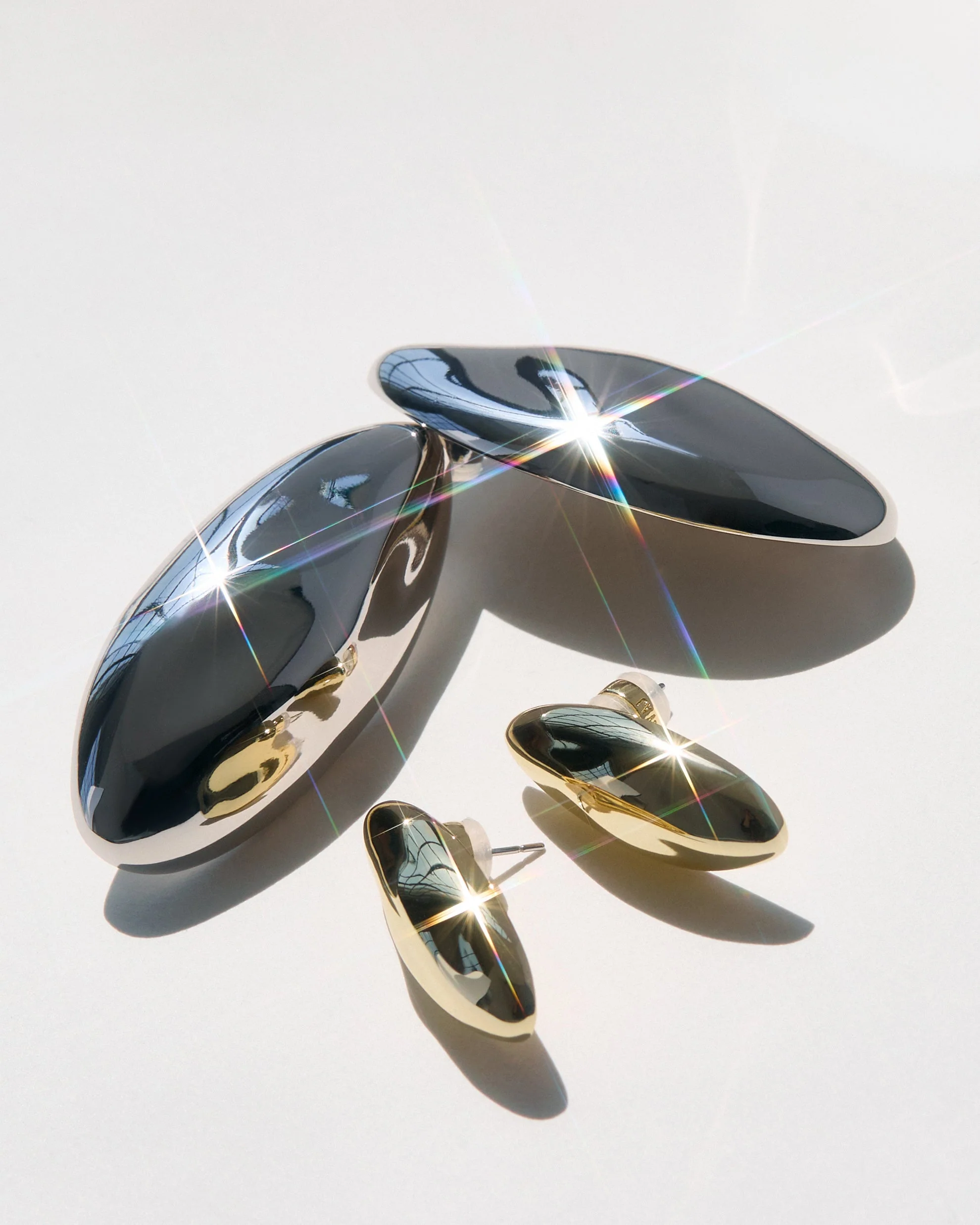 The XL Chrome Orb Studs - Image 7