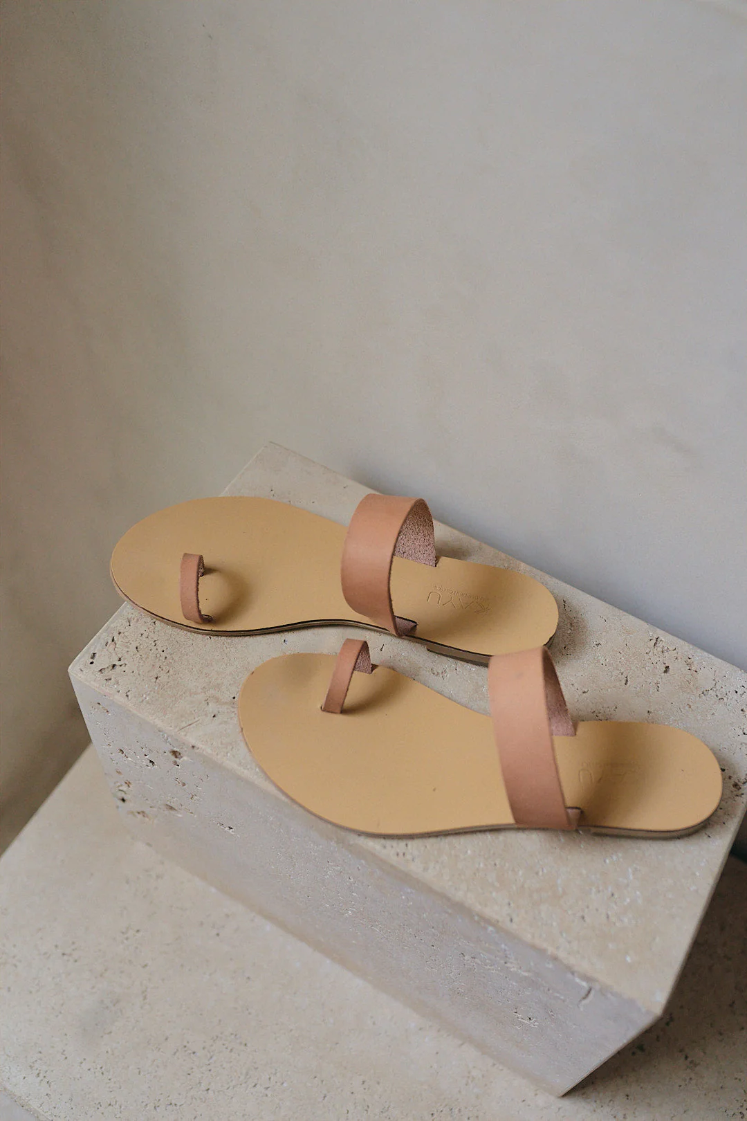 Thessa Vegetable Tanned Leather Sandal - Image 3