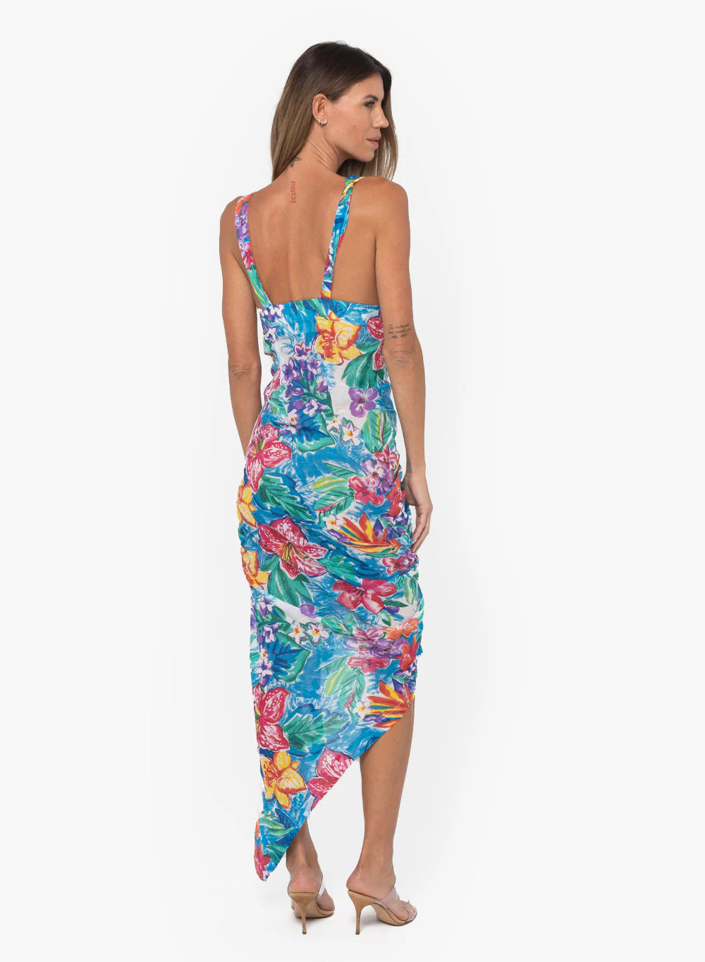 Tulum Dress - Bright Floral - Image 3