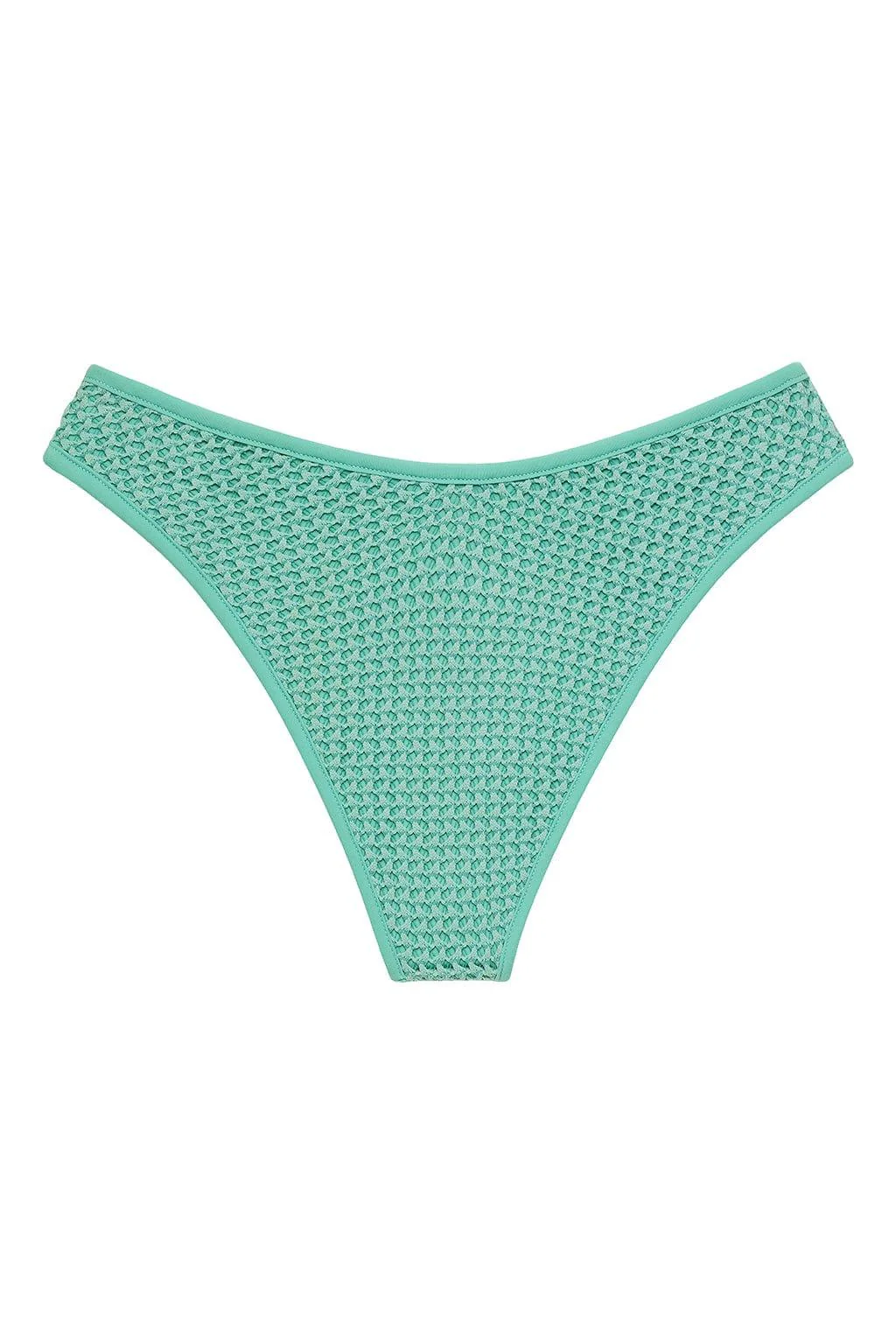 Turquoise Crochet Lulu Bikini Bottom - Image 3