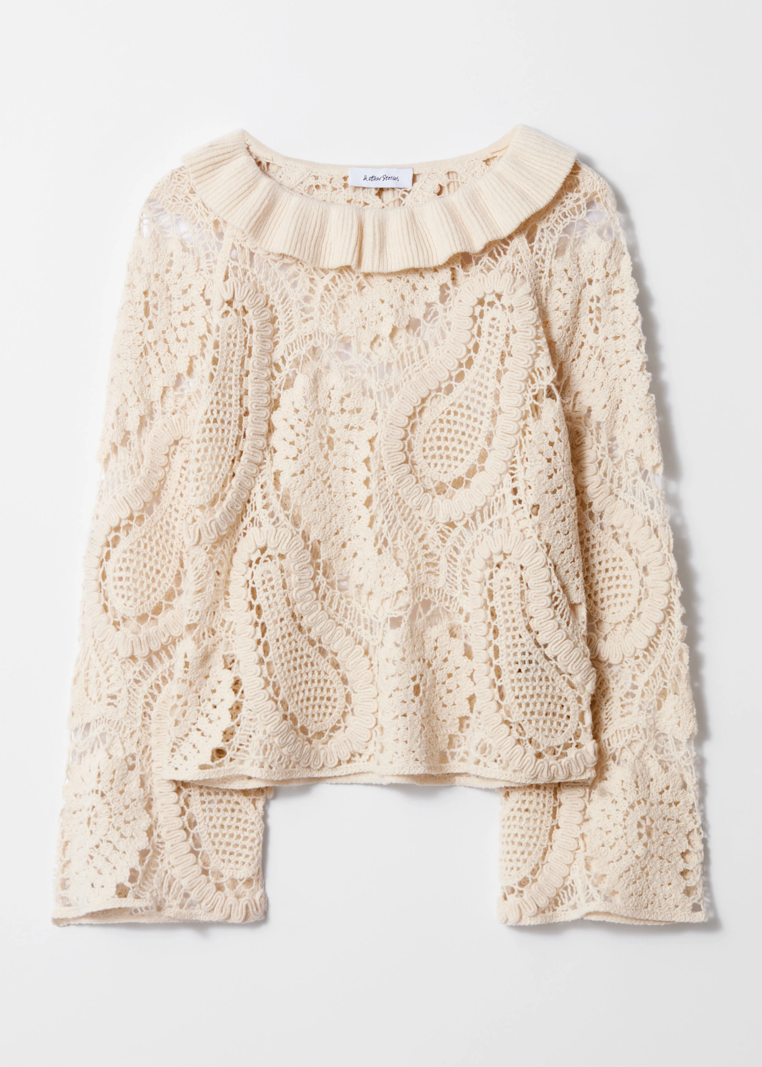 Dasha Crochet Top - Beige - Image 2