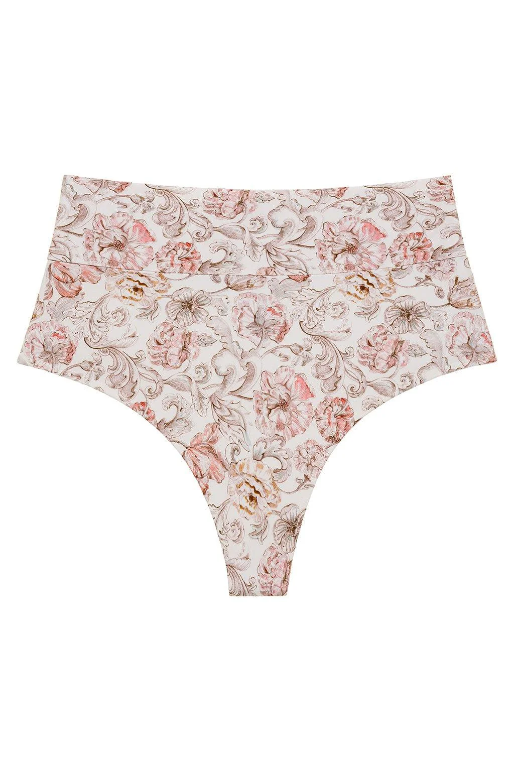 Venecia Floral Added Coverage High Rise Bikini Bottom - Image 2